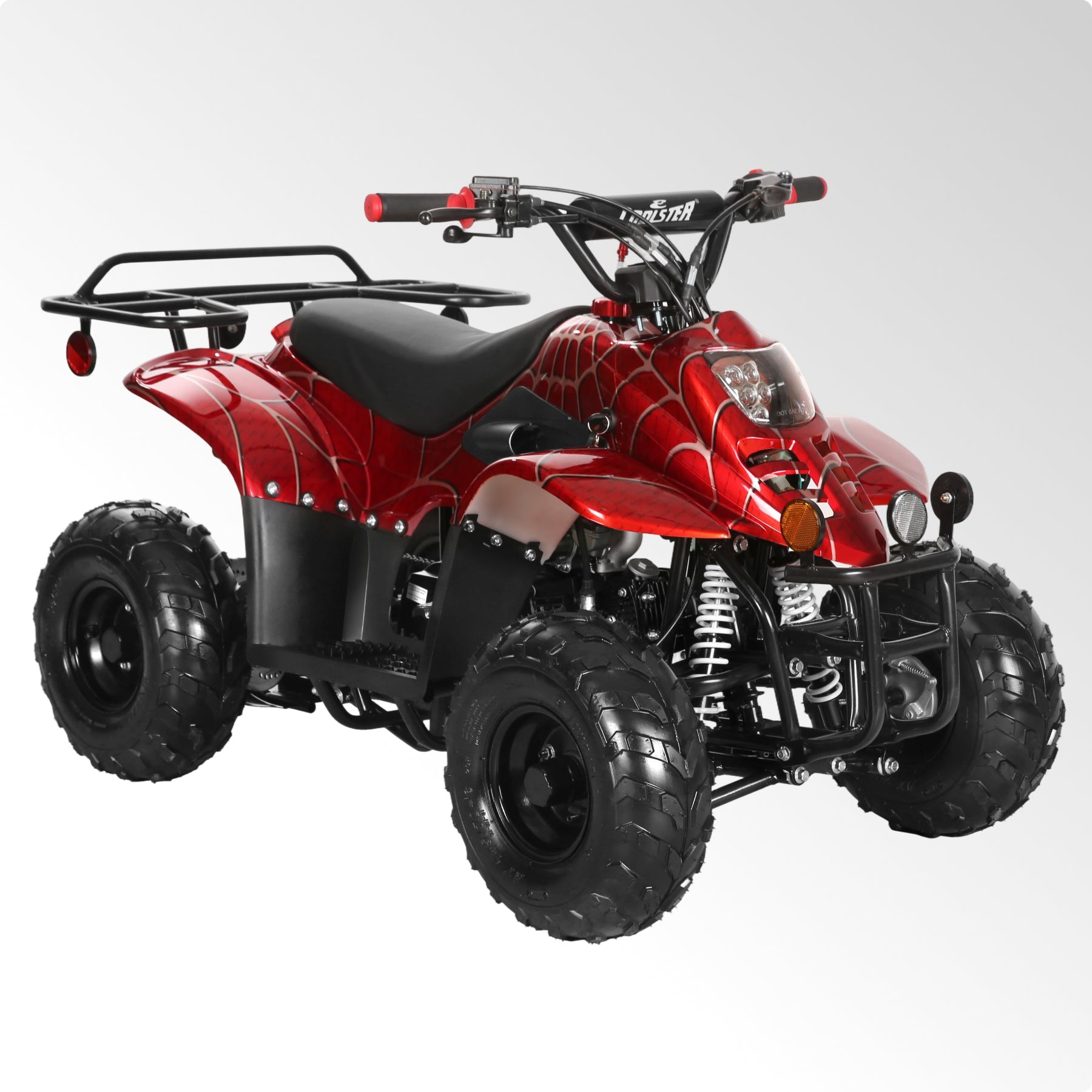 Coolster 110CC 4-Stroke Kids ATV, 10mph Max Speed, Front & Rear Disc Brakes, All-Terrain 4-Wheeler with LED Lights, Supports Up to 143 LBS