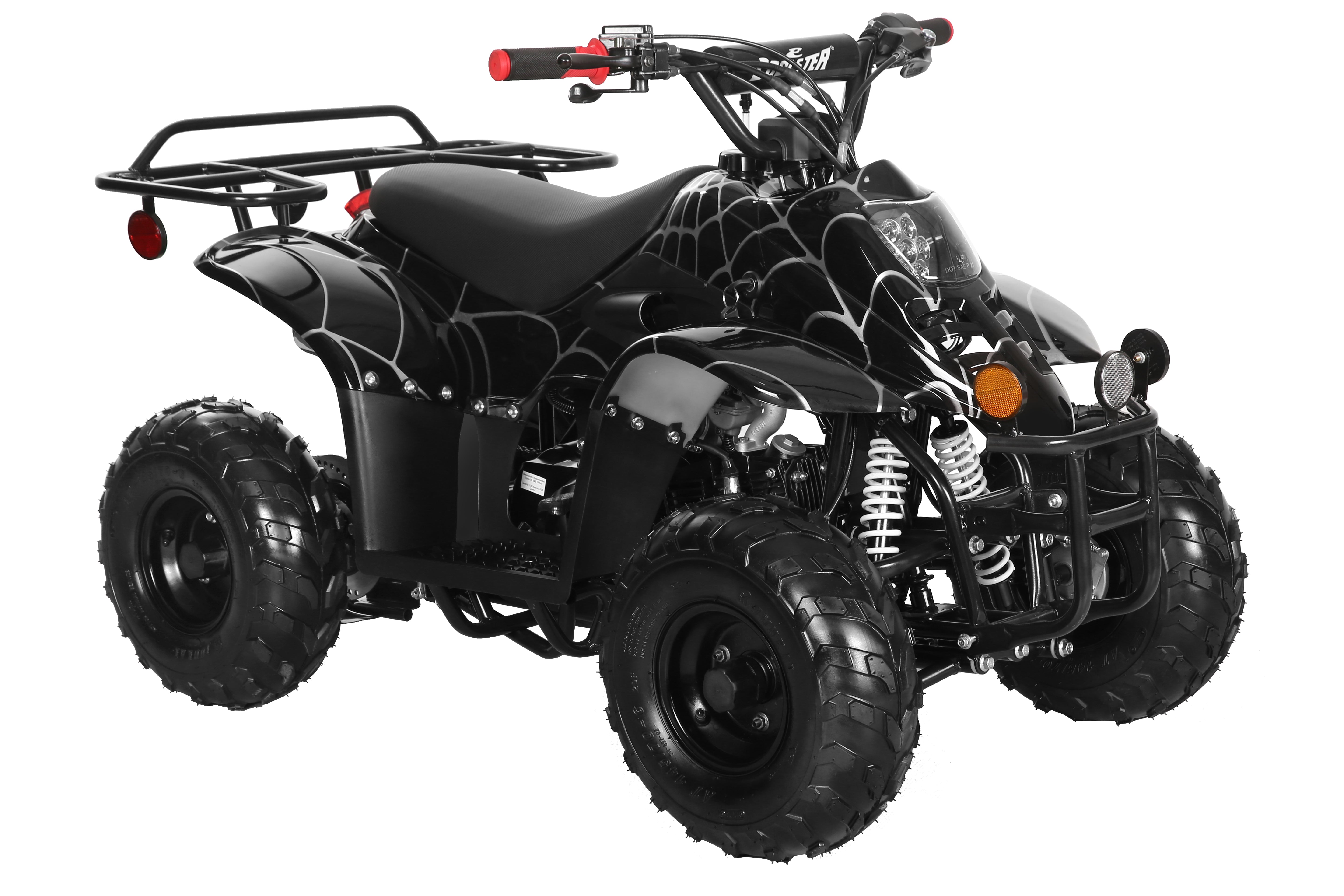 Coolster 110CC 4-Stroke Kids ATV, 10mph Max Speed, Front & Rear Disc Brakes, All-Terrain 4-Wheeler with LED Lights, Supports Up to 143 LBS