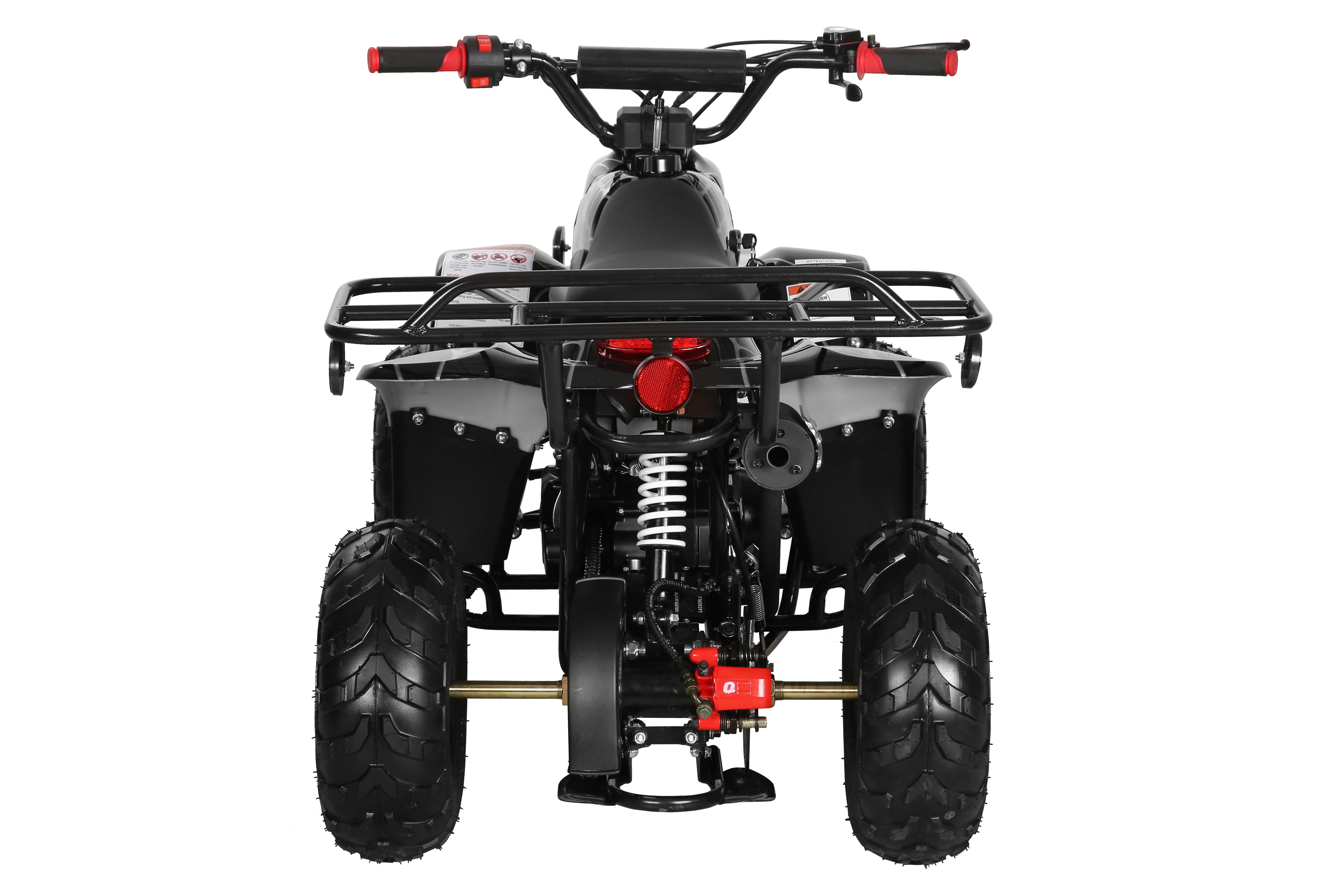 Coolster 110CC 4-Stroke Kids ATV, 10mph Max Speed, Front & Rear Disc Brakes, All-Terrain 4-Wheeler with LED Lights, Supports Up to 143 LBS