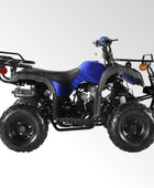 Coolster Gas ATV, 125CC 4-Stroke Mini Gas 4 Wheeler with Front and Rear Disc Brake, with Speed Control and LED Lights, Weight Support Up to 165 LBS, Max Speed 15mph