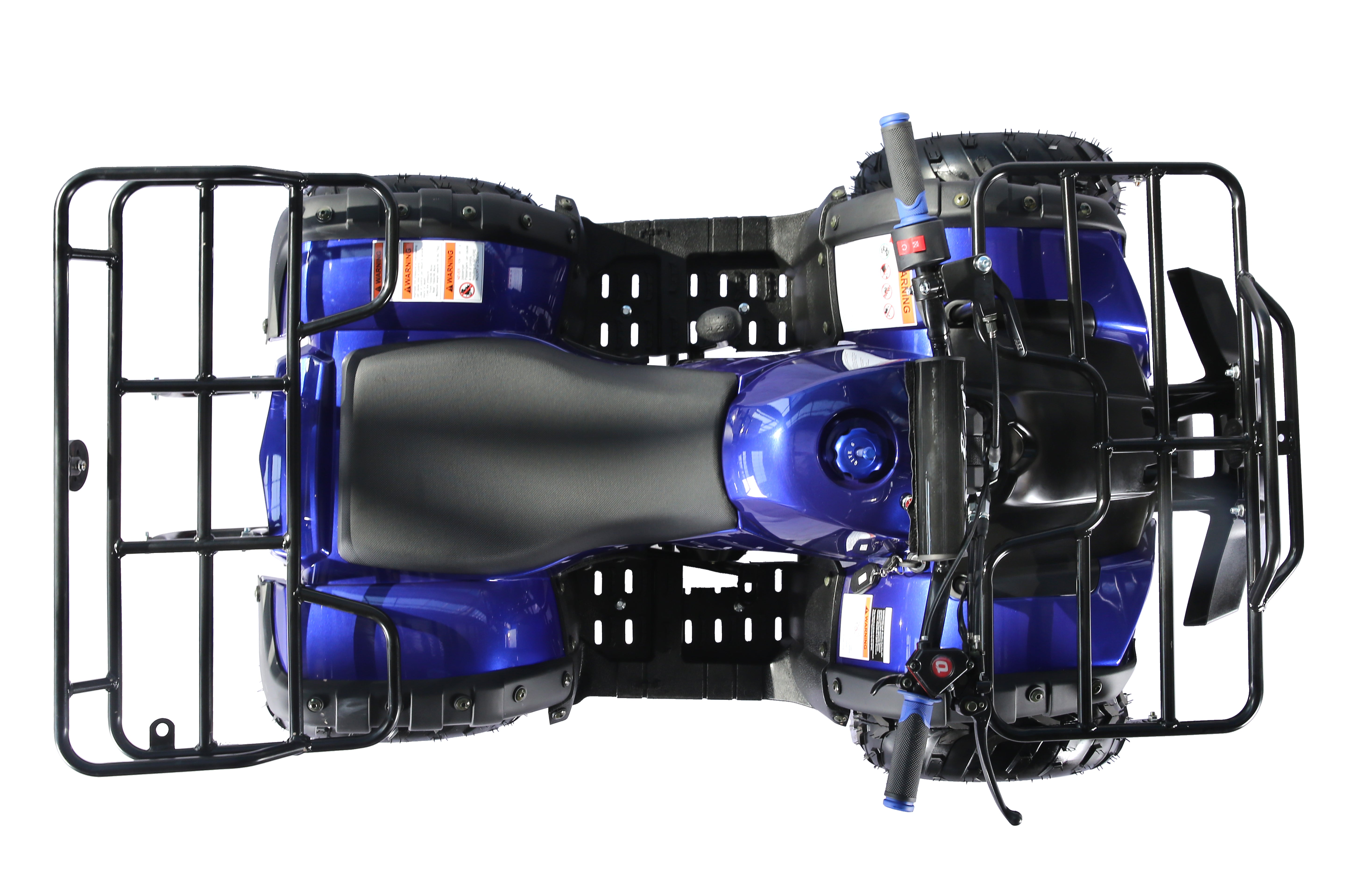 Coolster Gas ATV, 125CC 4-Stroke Mini Gas 4 Wheeler with Front and Rear Disc Brake, with Speed Control and LED Lights, Weight Support Up to 165 LBS, Max Speed 15mph