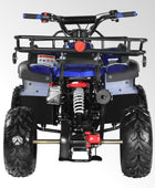 Coolster Gas ATV, 125CC 4-Stroke Mini Gas 4 Wheeler with Front and Rear Disc Brake, with Speed Control and LED Lights, Weight Support Up to 165 LBS, Max Speed 15mph