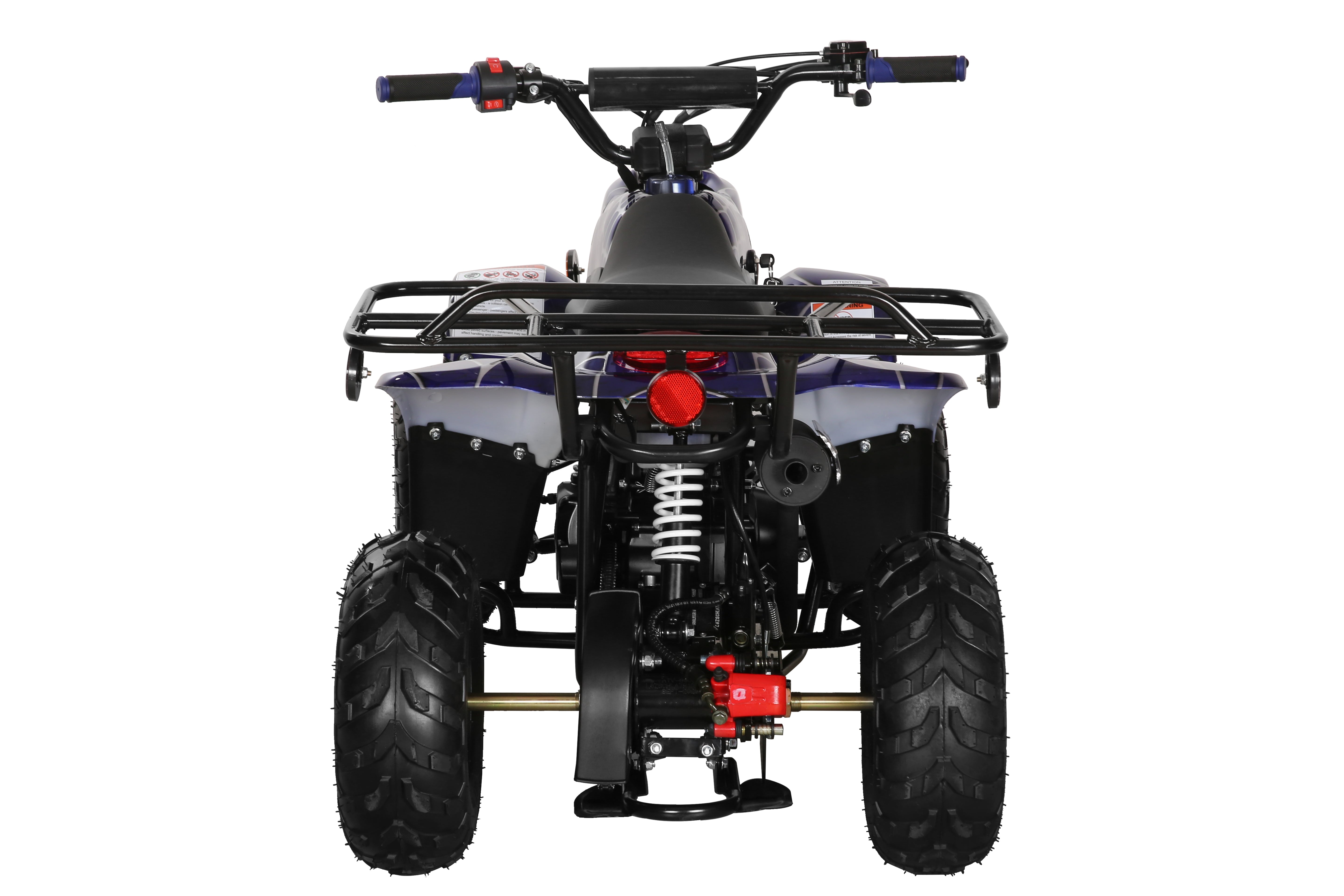 Coolster 110CC 4-Stroke Kids ATV, 10mph Max Speed, Front & Rear Disc Brakes, All-Terrain 4-Wheeler with LED Lights, Supports Up to 143 LBS