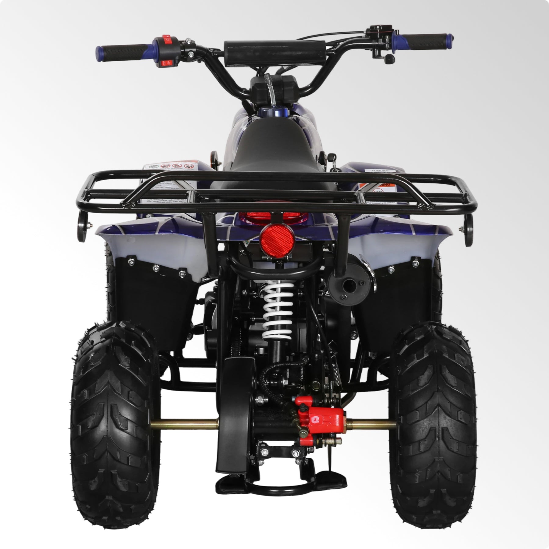Coolster 110CC 4-Stroke Kids ATV, 10mph Max Speed, Front & Rear Disc Brakes, All-Terrain 4-Wheeler with LED Lights, Supports Up to 143 LBS