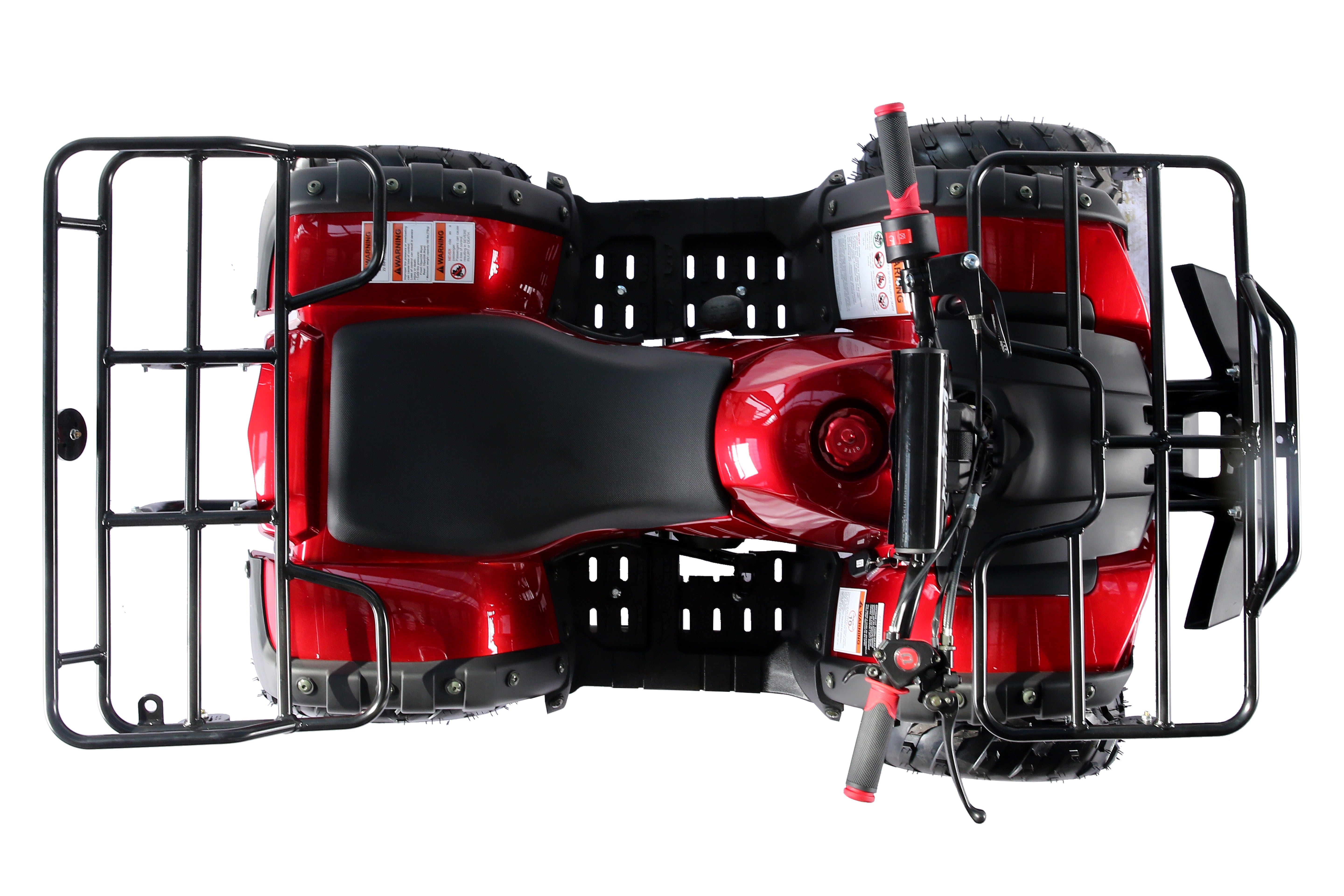 Coolster Gas ATV, 125CC 4-Stroke Mini Gas 4 Wheeler with Front and Rear Disc Brake, with Speed Control and LED Lights, Weight Support Up to 165 LBS, Max Speed 15mph