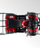 Coolster Gas ATV, 125CC 4-Stroke Mini Gas 4 Wheeler with Front and Rear Disc Brake, with Speed Control and LED Lights, Weight Support Up to 165 LBS, Max Speed 15mph