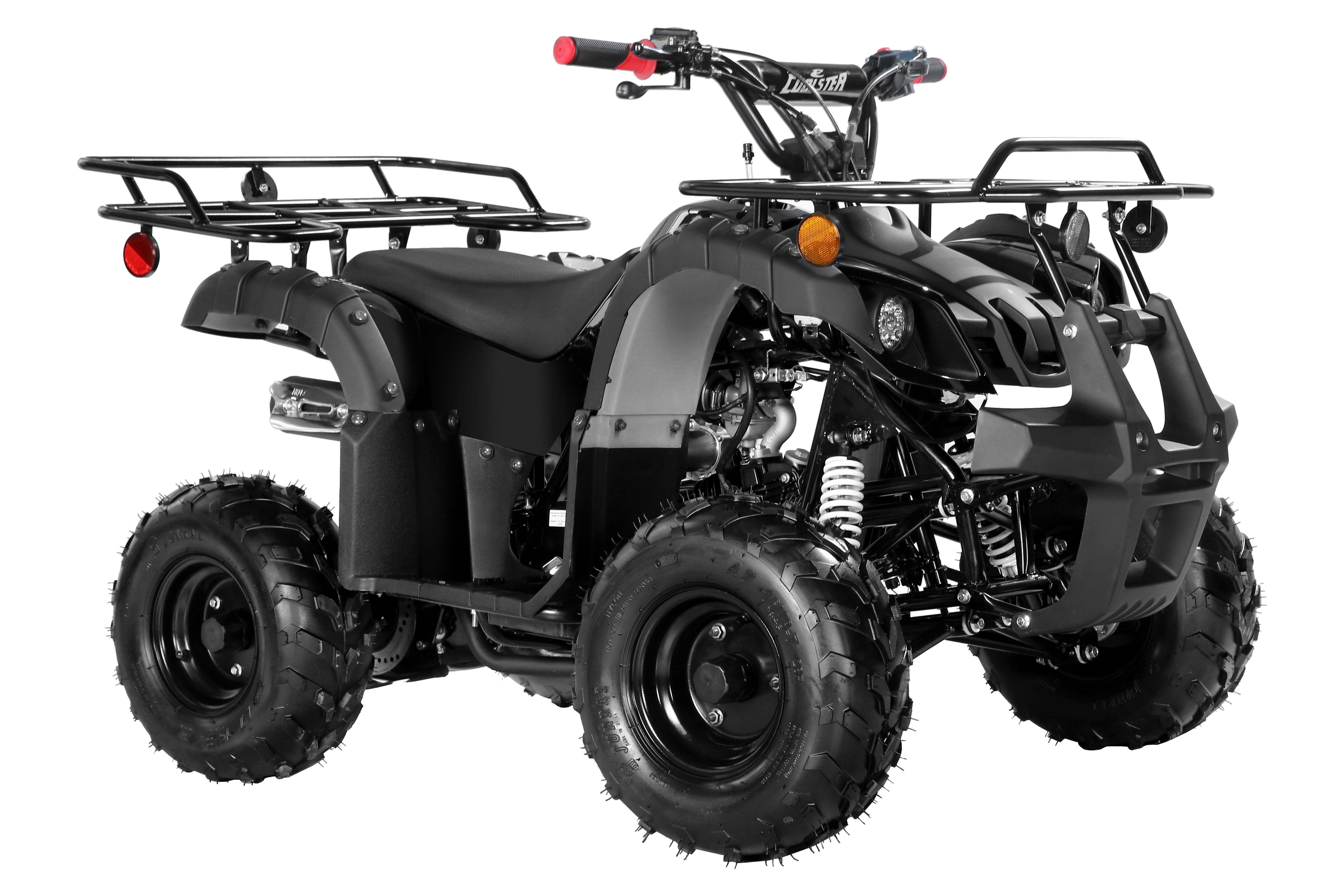 Coolster Gas ATV, 125CC 4-Stroke Mini Gas 4 Wheeler with Front and Rear Disc Brake, with Speed Control and LED Lights, Weight Support Up to 165 LBS, Max Speed 15mph