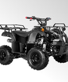 Coolster Gas ATV, 125CC 4-Stroke Mini Gas 4 Wheeler with Front and Rear Disc Brake, with Speed Control and LED Lights, Weight Support Up to 165 LBS, Max Speed 15mph