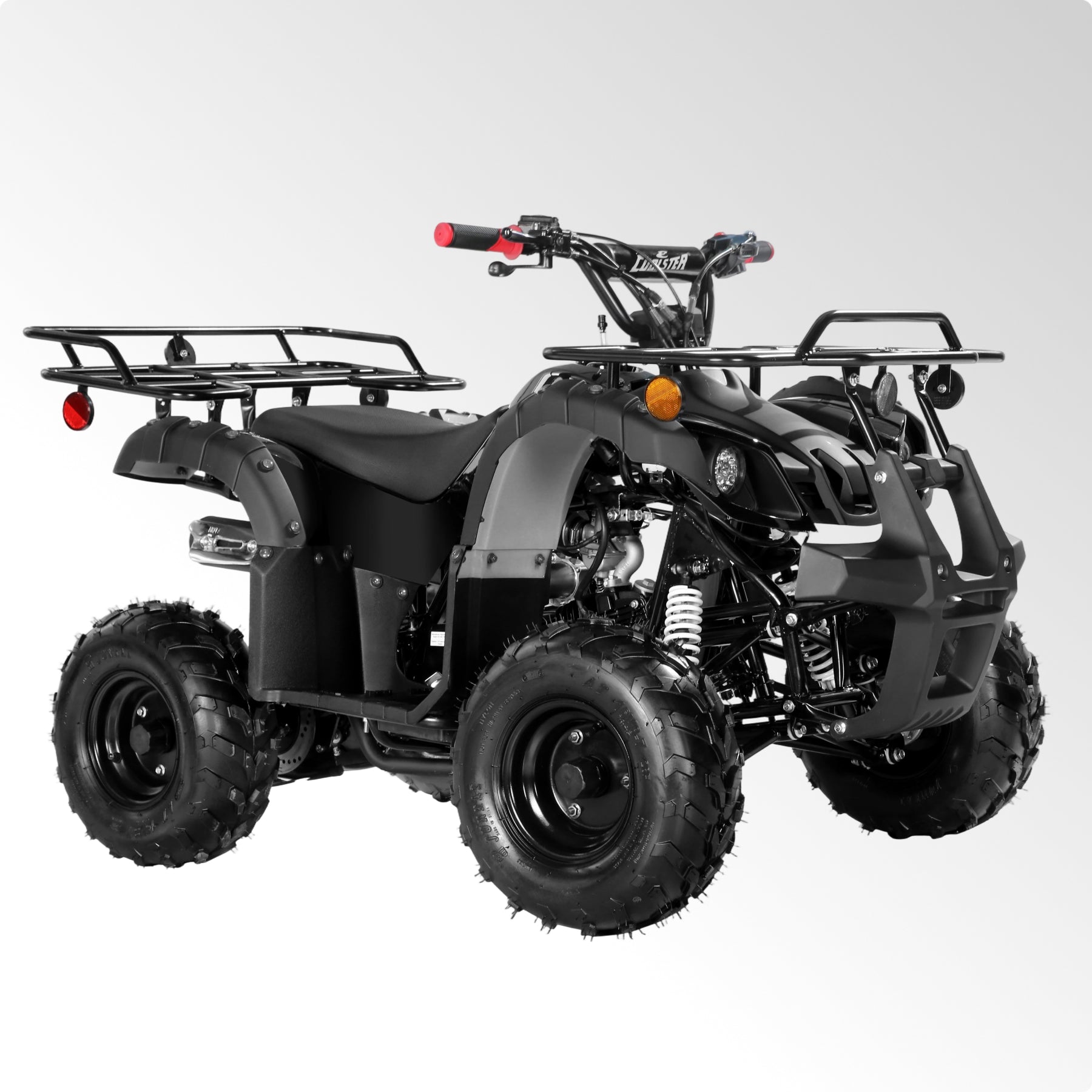 Coolster Gas ATV, 125CC 4-Stroke Mini Gas 4 Wheeler with Front and Rear Disc Brake, with Speed Control and LED Lights, Weight Support Up to 165 LBS, Max Speed 15mph