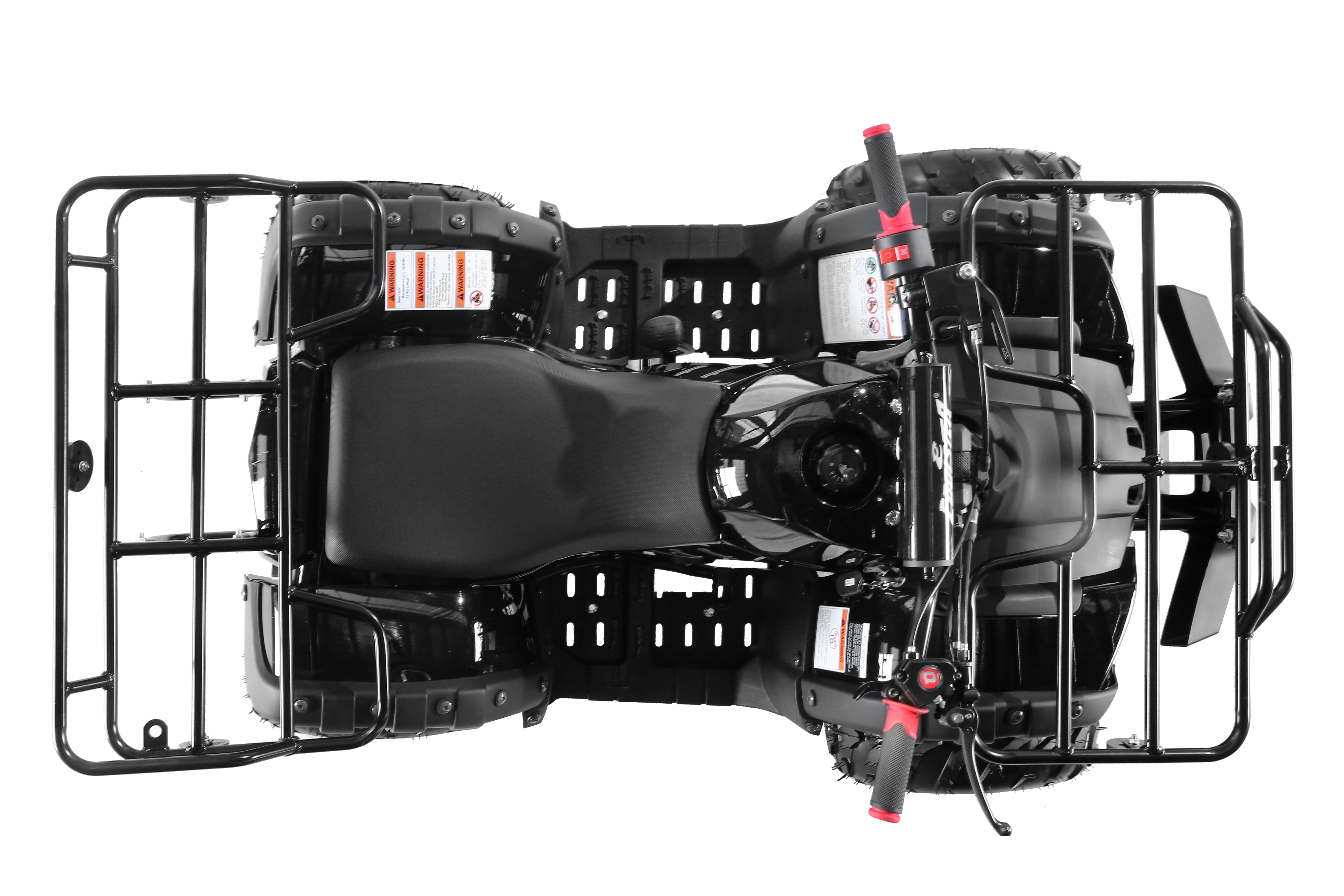 Coolster Gas ATV, 125CC 4-Stroke Mini Gas 4 Wheeler with Front and Rear Disc Brake, with Speed Control and LED Lights, Weight Support Up to 165 LBS, Max Speed 15mph