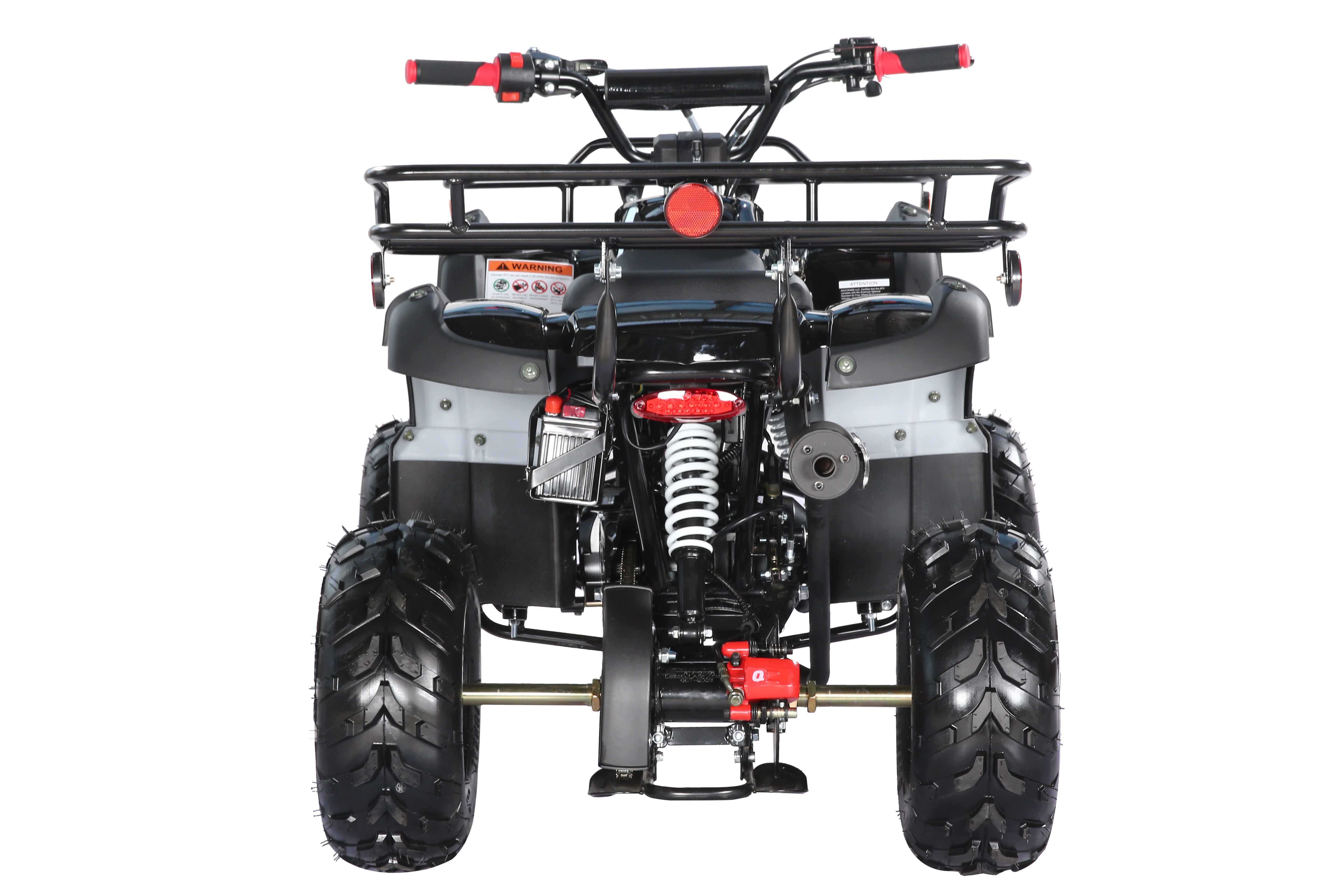 Coolster Gas ATV, 125CC 4-Stroke Mini Gas 4 Wheeler with Front and Rear Disc Brake, with Speed Control and LED Lights, Weight Support Up to 165 LBS, Max Speed 15mph