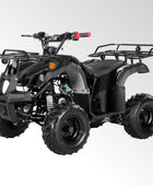Coolster Gas ATV, 125CC 4-Stroke Mini Gas 4 Wheeler with Front and Rear Disc Brake, with Speed Control and LED Lights, Weight Support Up to 165 LBS, Max Speed 15mph