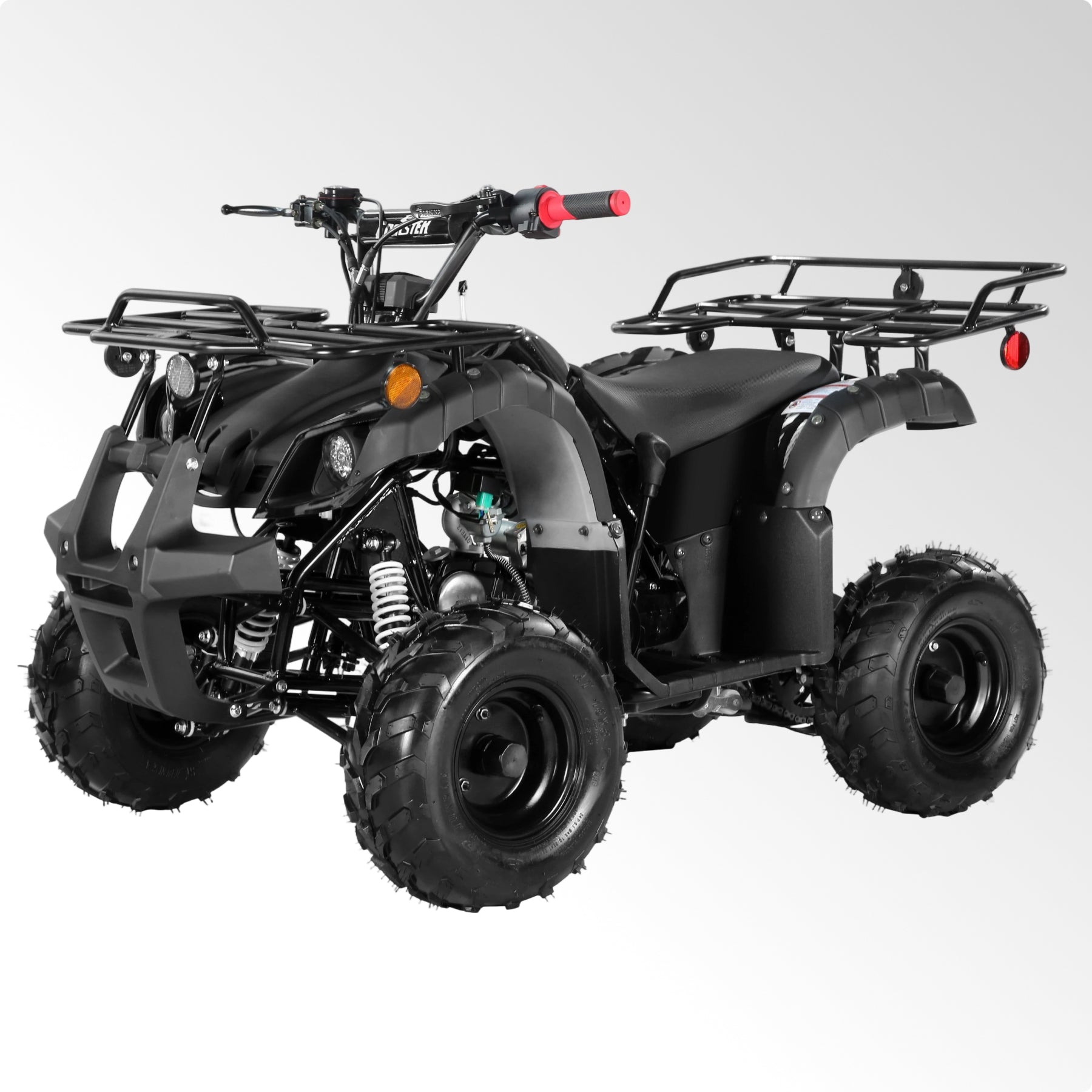 Coolster Gas ATV, 125CC 4-Stroke Mini Gas 4 Wheeler with Front and Rear Disc Brake, with Speed Control and LED Lights, Weight Support Up to 165 LBS, Max Speed 15mph