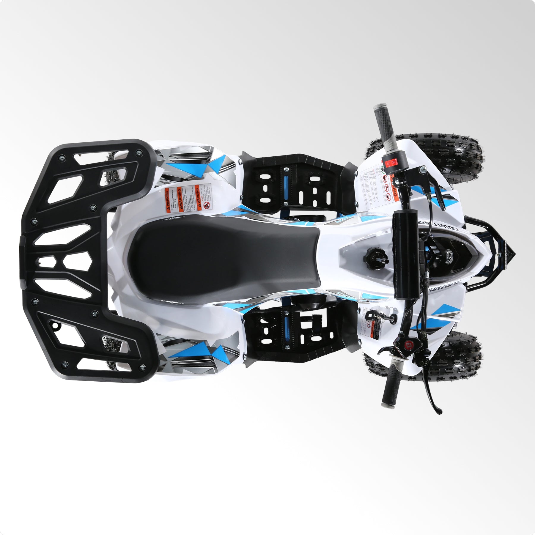 Coolster Gas Powered ATV with LED Lights, 110CC 4-Stroke Mini Gas 4 Wheeler with Front and Rear Disc Brake, with Speed Control Weight Support Up to 143 LBS, Max Speed 15mph