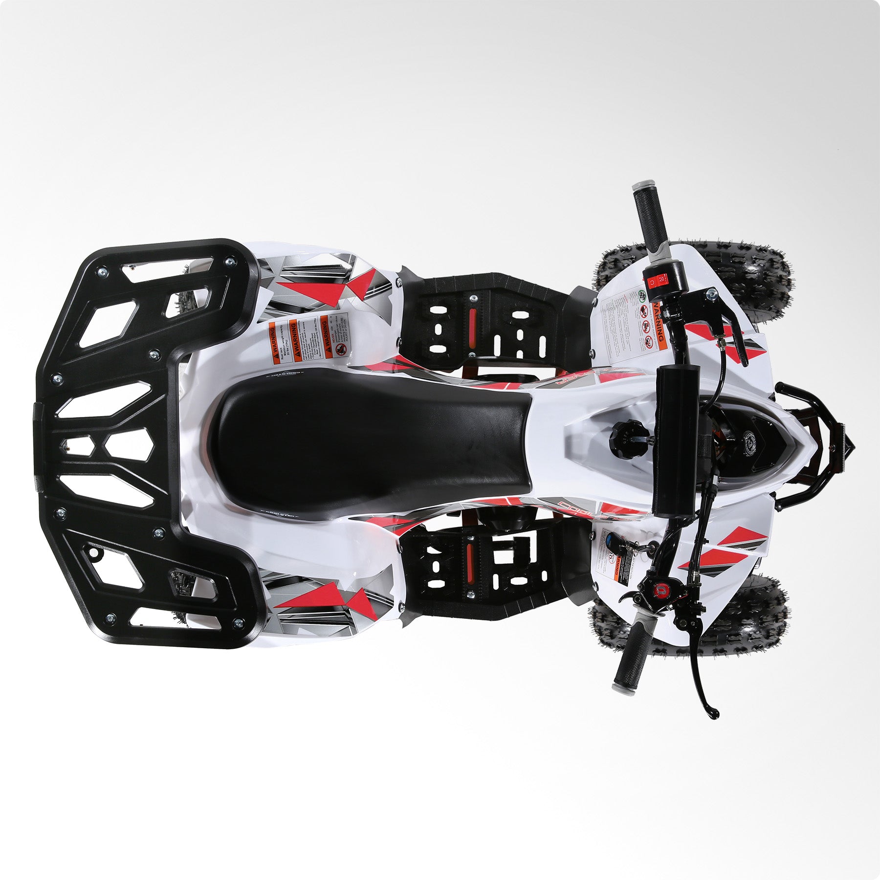 Coolster Gas Powered ATV with LED Lights, 110CC 4-Stroke Mini Gas 4 Wheeler with Front and Rear Disc Brake, with Speed Control Weight Support Up to 143 LBS, Max Speed 15mph