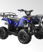 Coolster Gas ATV, 125CC 4-Stroke Mini Gas 4 Wheeler with Front and Rear Disc Brake, with Speed Control and LED Lights, Weight Support Up to 165 LBS, Max Speed 15mph