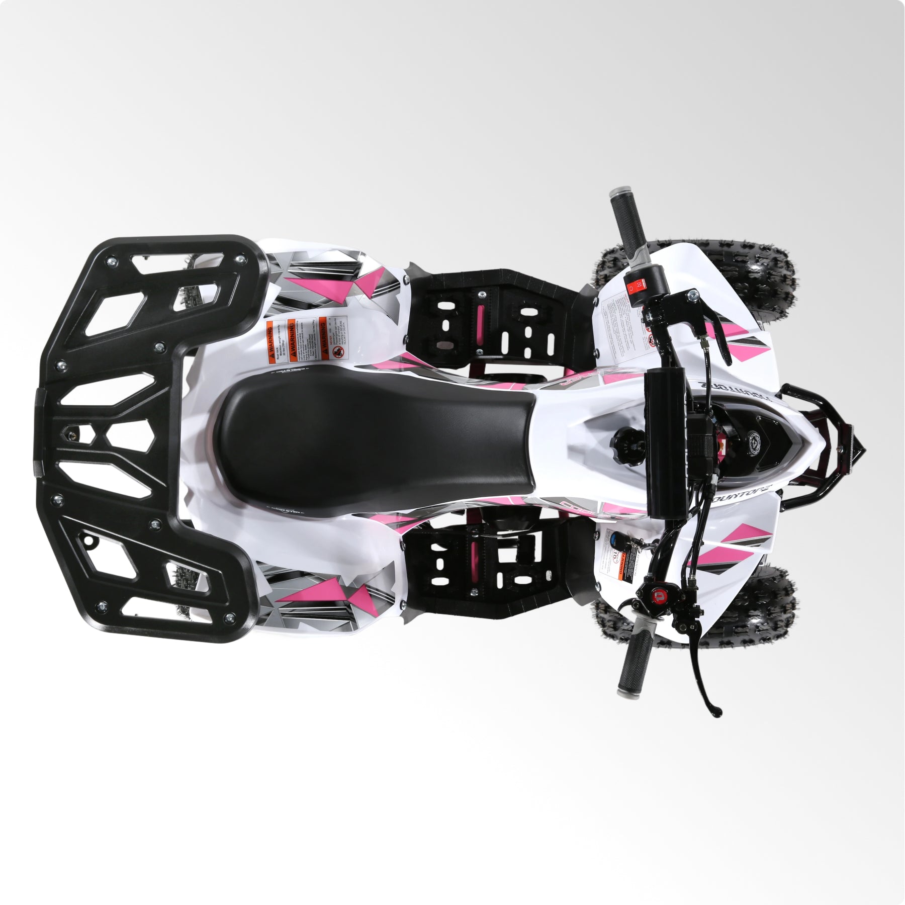 Coolster Gas Powered ATV with LED Lights, 110CC 4-Stroke Mini Gas 4 Wheeler with Front and Rear Disc Brake, with Speed Control Weight Support Up to 143 LBS, Max Speed 15mph