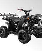Coolster Gas ATV, 125CC 4-Stroke Mini Gas 4 Wheeler with Front and Rear Disc Brake, with Speed Control and LED Lights, Weight Support Up to 165 LBS, Max Speed 15mph