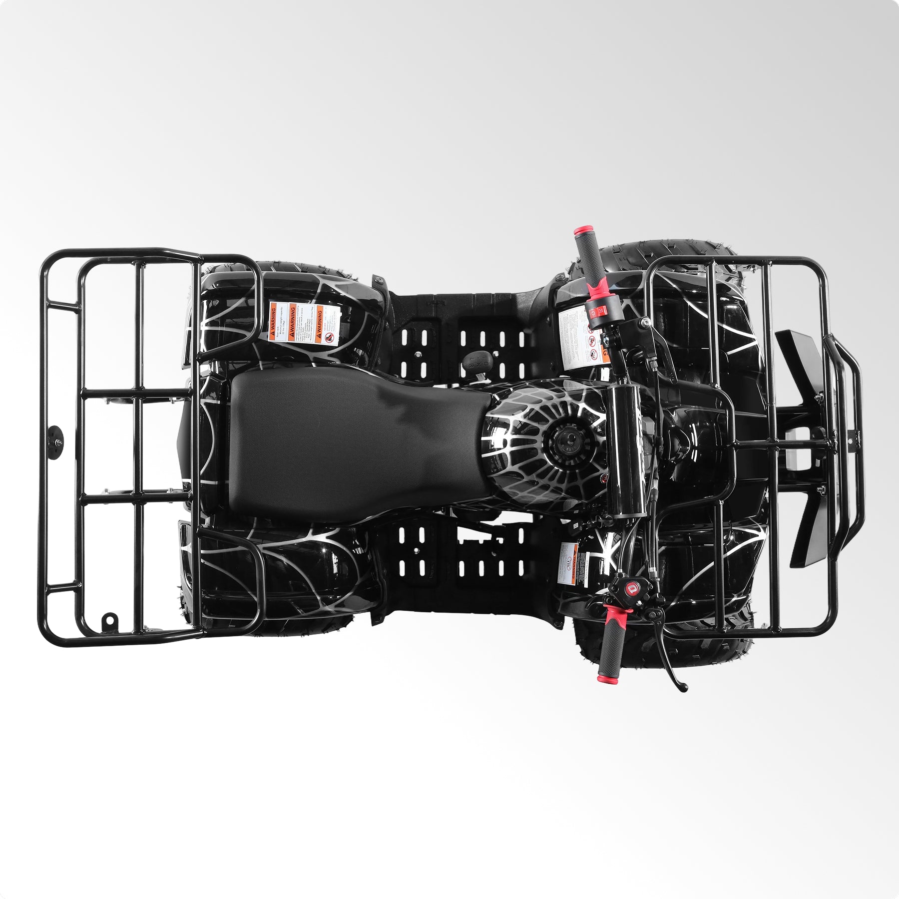 Coolster Gas ATV, 125CC 4-Stroke Mini Gas 4 Wheeler with Front and Rear Disc Brake, with Speed Control and LED Lights, Weight Support Up to 165 LBS, Max Speed 15mph