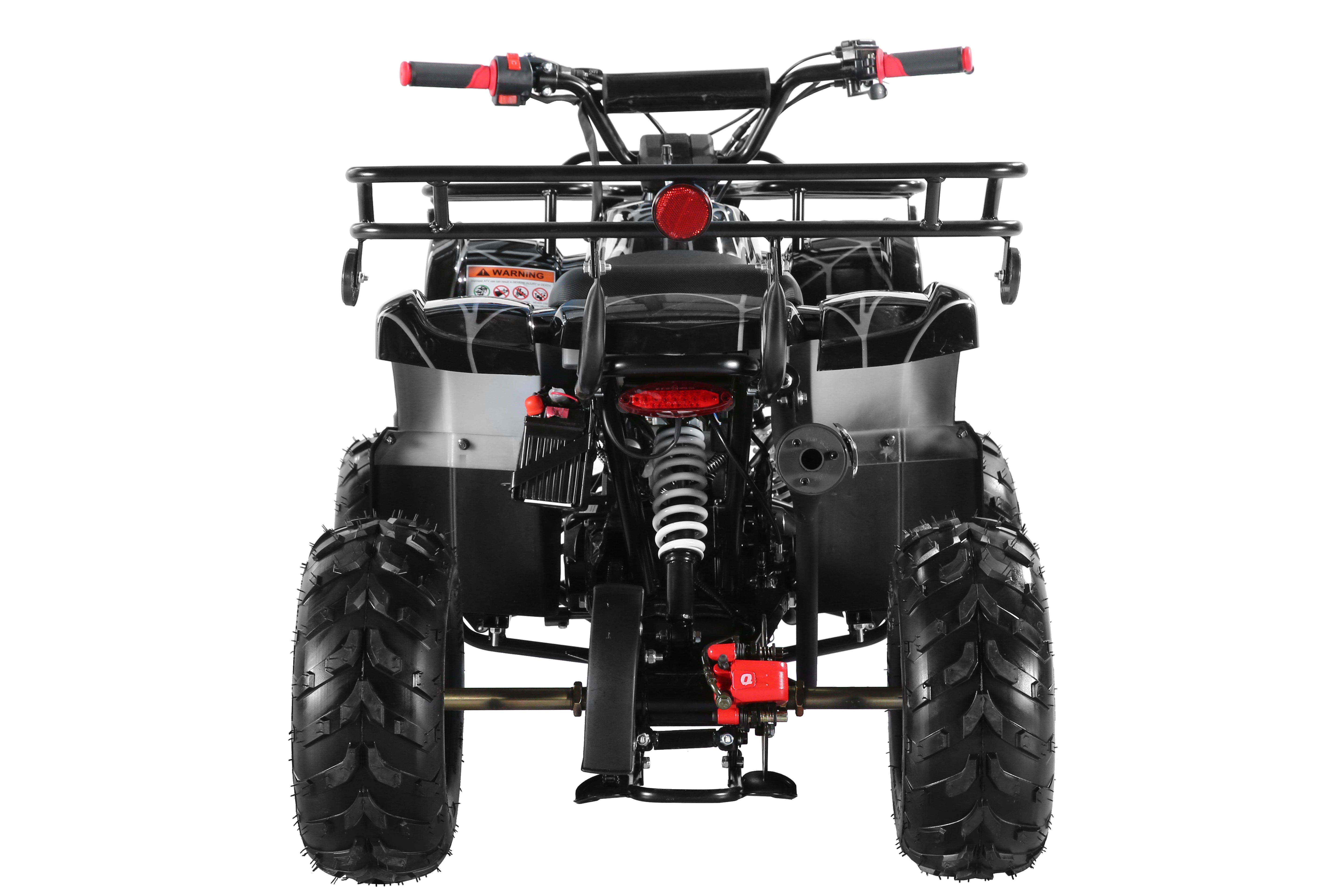 Coolster Gas ATV, 125CC 4-Stroke Mini Gas 4 Wheeler with Front and Rear Disc Brake, with Speed Control and LED Lights, Weight Support Up to 165 LBS, Max Speed 15mph