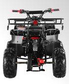 Coolster Gas ATV, 125CC 4-Stroke Mini Gas 4 Wheeler with Front and Rear Disc Brake, with Speed Control and LED Lights, Weight Support Up to 165 LBS, Max Speed 15mph