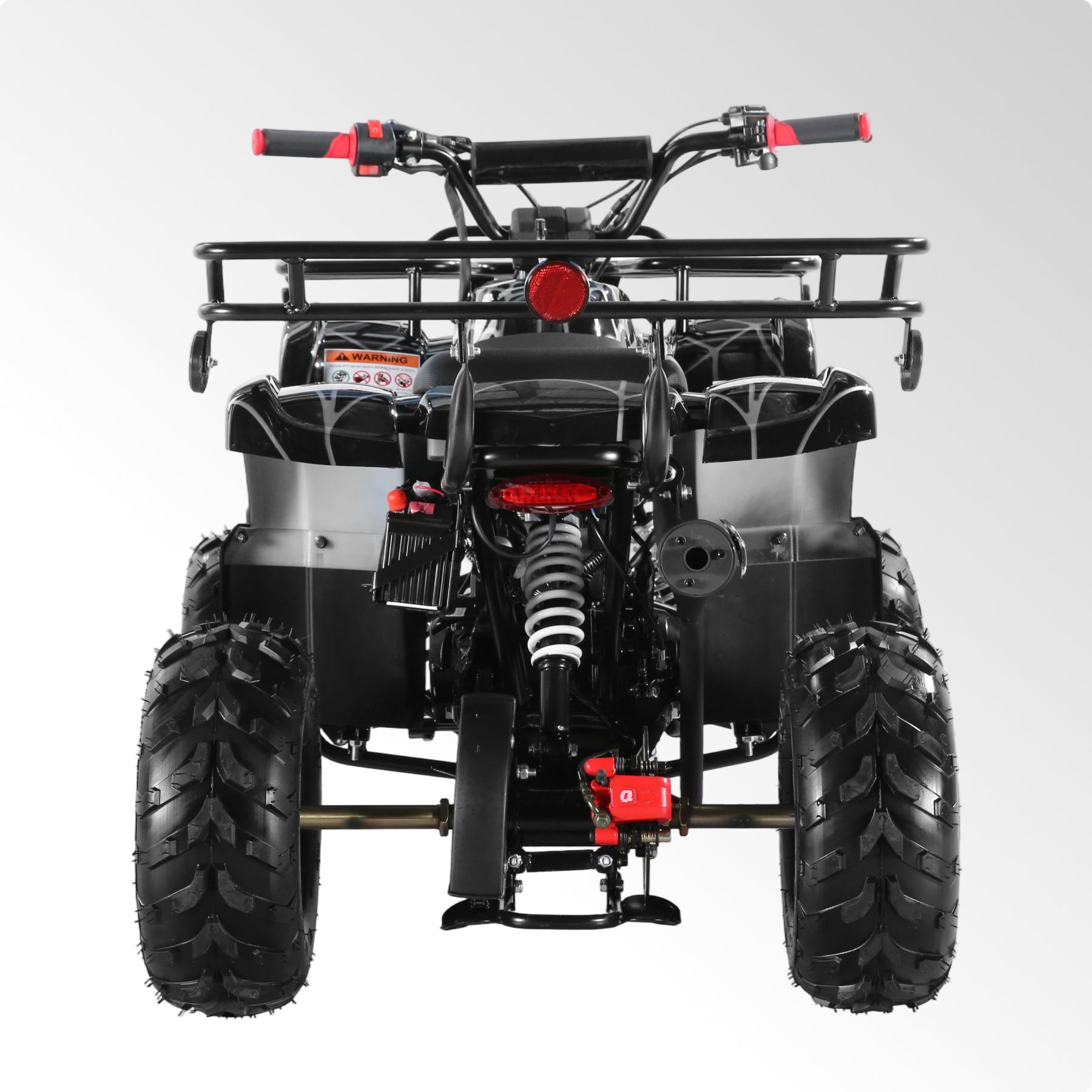 Coolster Gas ATV, 125CC 4-Stroke Mini Gas 4 Wheeler with Front and Rear Disc Brake, with Speed Control and LED Lights, Weight Support Up to 165 LBS, Max Speed 15mph