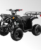 Coolster Gas ATV, 125CC 4-Stroke Mini Gas 4 Wheeler with Front and Rear Disc Brake, with Speed Control and LED Lights, Weight Support Up to 165 LBS, Max Speed 15mph