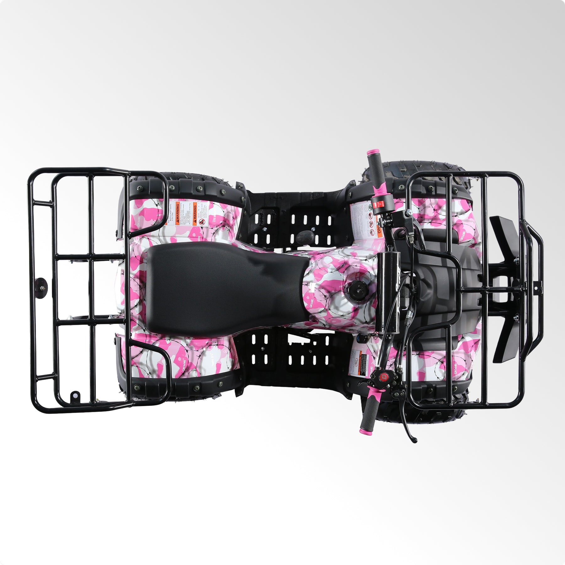 Coolster Gas ATV, 125CC 4-Stroke Mini Gas 4 Wheeler with Front and Rear Disc Brake, with Speed Control and LED Lights, Weight Support Up to 165 LBS, Max Speed 15mph