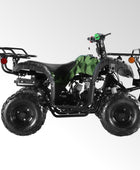 Coolster Gas ATV, 125CC 4-Stroke Mini Gas 4 Wheeler with Front and Rear Disc Brake, with Speed Control and LED Lights, Weight Support Up to 165 LBS, Max Speed 15mph