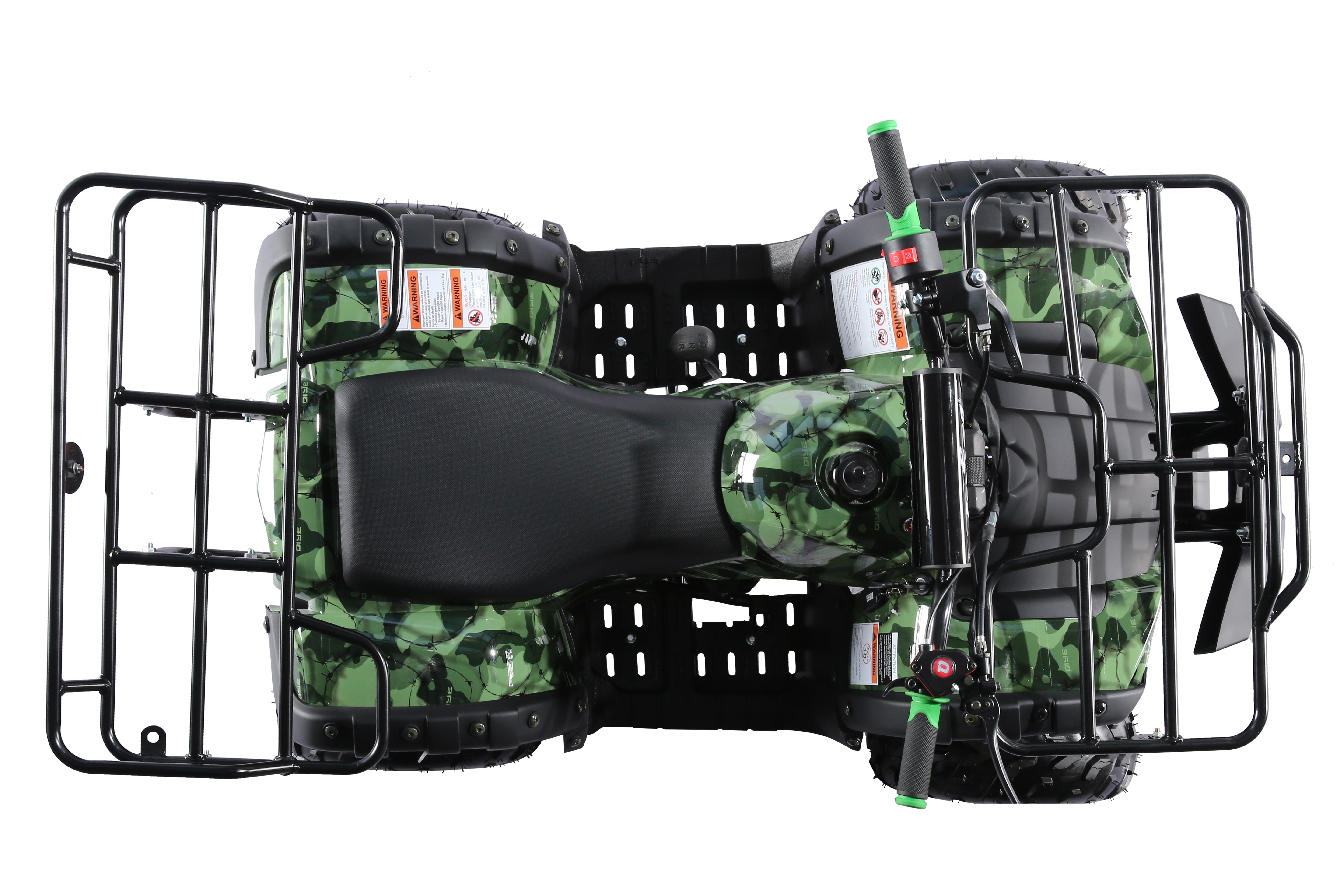 Coolster Gas ATV, 125CC 4-Stroke Mini Gas 4 Wheeler with Front and Rear Disc Brake, with Speed Control and LED Lights, Weight Support Up to 165 LBS, Max Speed 15mph