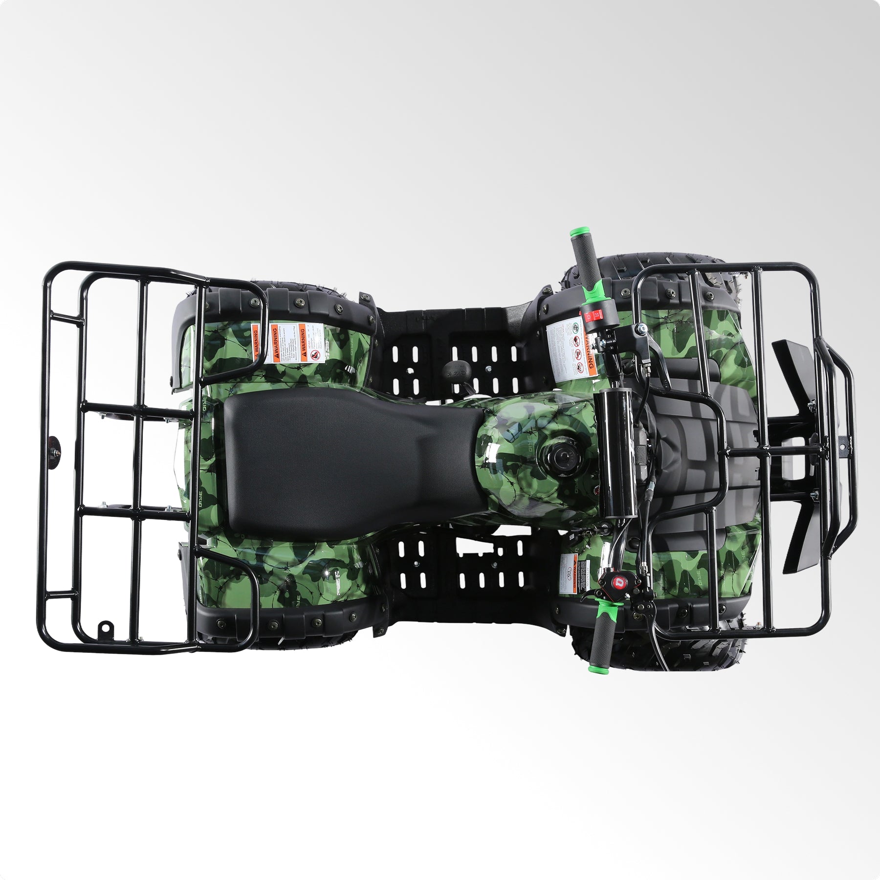 Coolster Gas ATV, 125CC 4-Stroke Mini Gas 4 Wheeler with Front and Rear Disc Brake, with Speed Control and LED Lights, Weight Support Up to 165 LBS, Max Speed 15mph