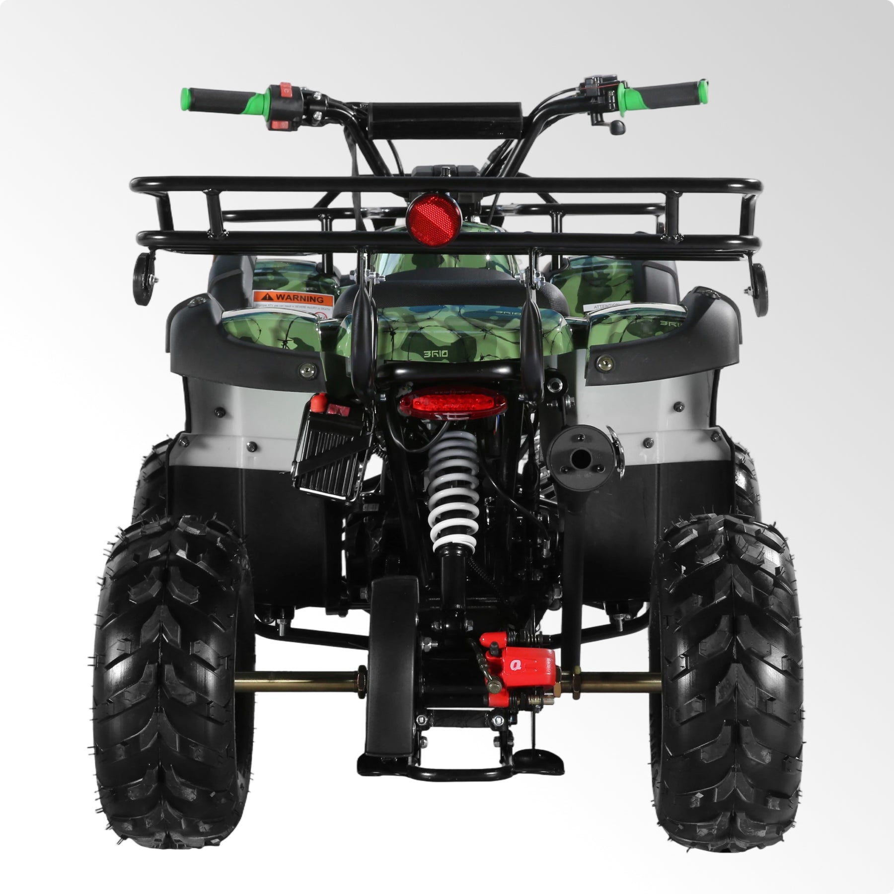 Coolster Gas ATV, 125CC 4-Stroke Mini Gas 4 Wheeler with Front and Rear Disc Brake, with Speed Control and LED Lights, Weight Support Up to 165 LBS, Max Speed 15mph