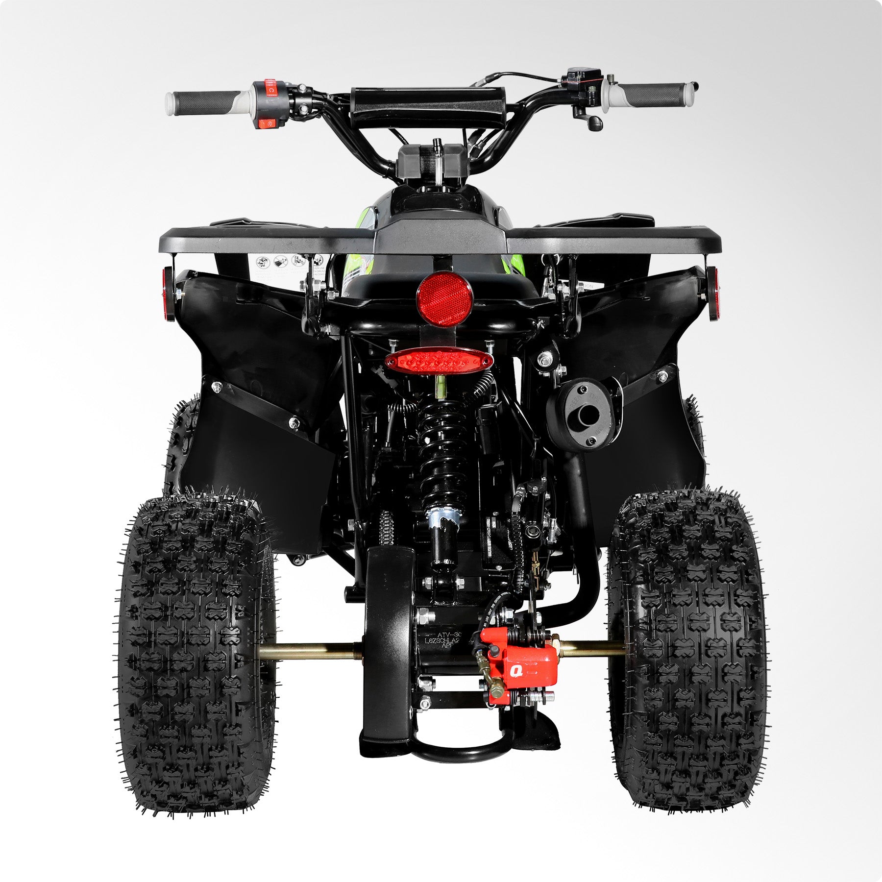 Coolster Gas Powered ATV with LED Lights, 110CC 4-Stroke Mini Gas 4 Wheeler with Front and Rear Disc Brake, with Speed Control Weight Support Up to 143 LBS, Max Speed 15mph