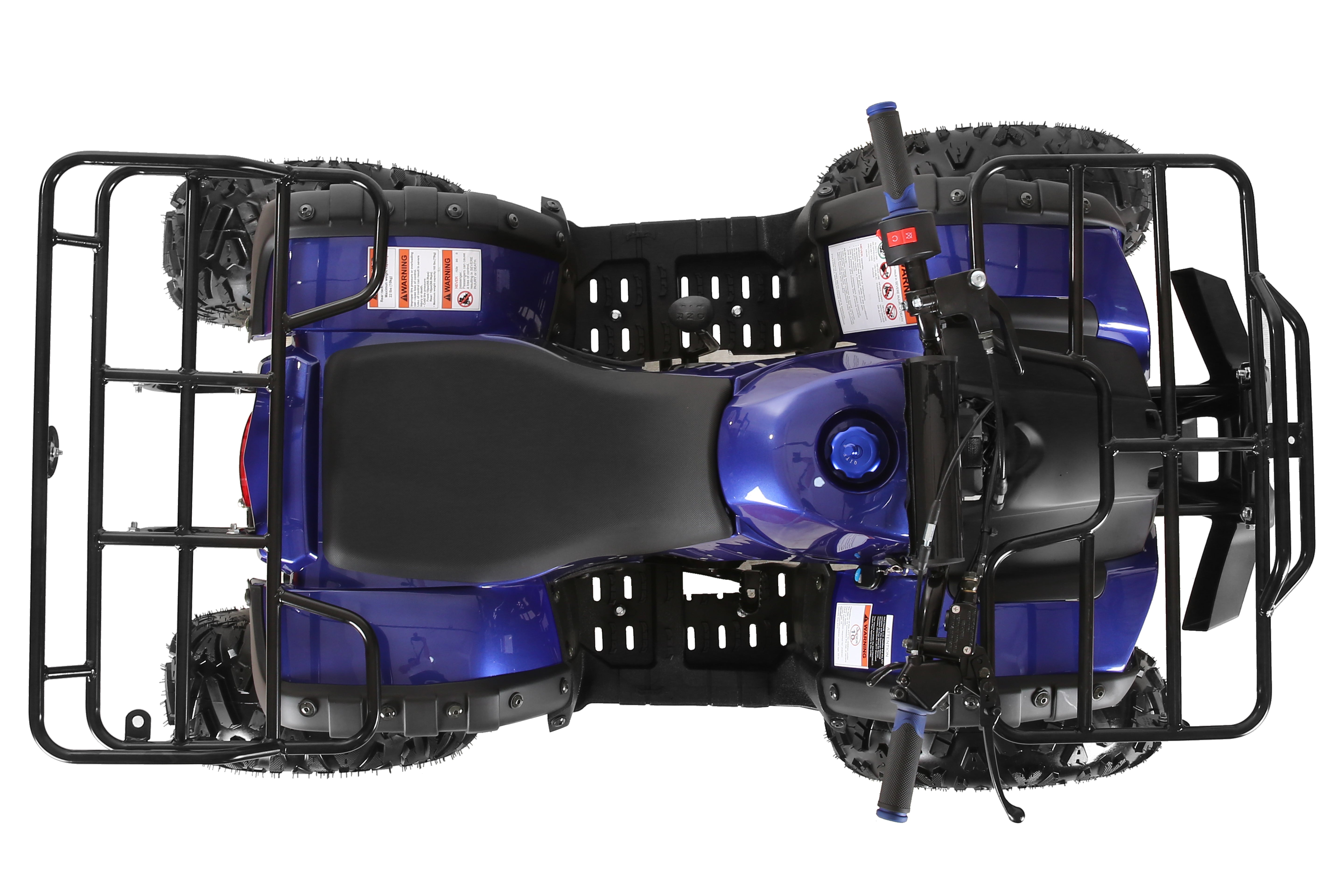 Coolster Gas ATV, 125CC 4-Stroke Mini Gas 4 Wheeler with Front and Rear Disc Brake, with Speed Control and LED Lights, Weight Support Up to 165 LBS, Max Speed 15mp