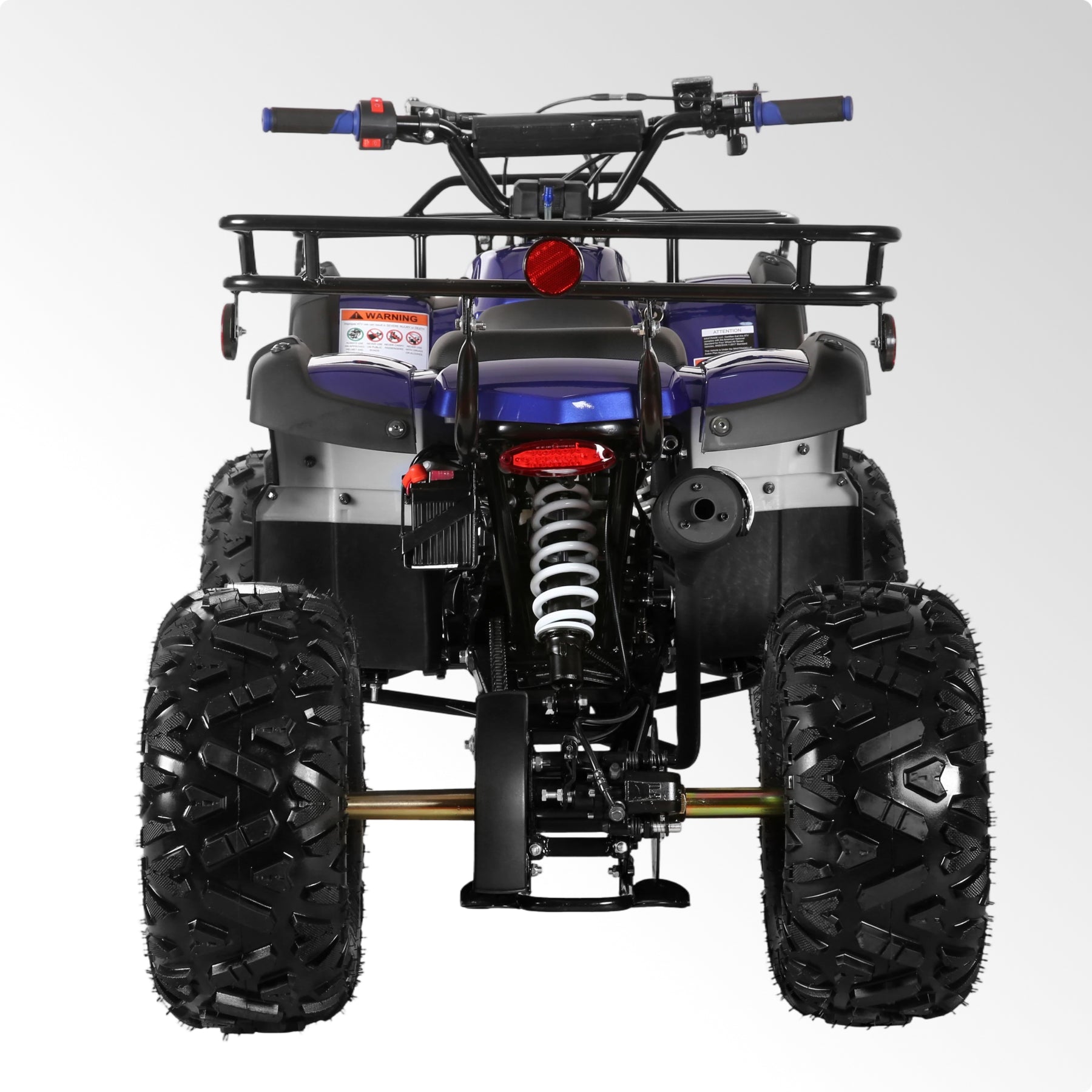 Coolster Gas ATV, 125CC 4-Stroke Mini Gas 4 Wheeler with Front and Rear Disc Brake, with Speed Control and LED Lights, Weight Support Up to 165 LBS, Max Speed 15mp