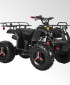 Coolster Gas ATV, 125CC 4-Stroke Mini Gas 4 Wheeler with Front and Rear Disc Brake, with Speed Control and LED Lights, Weight Support Up to 165 LBS, Max Speed 15mp