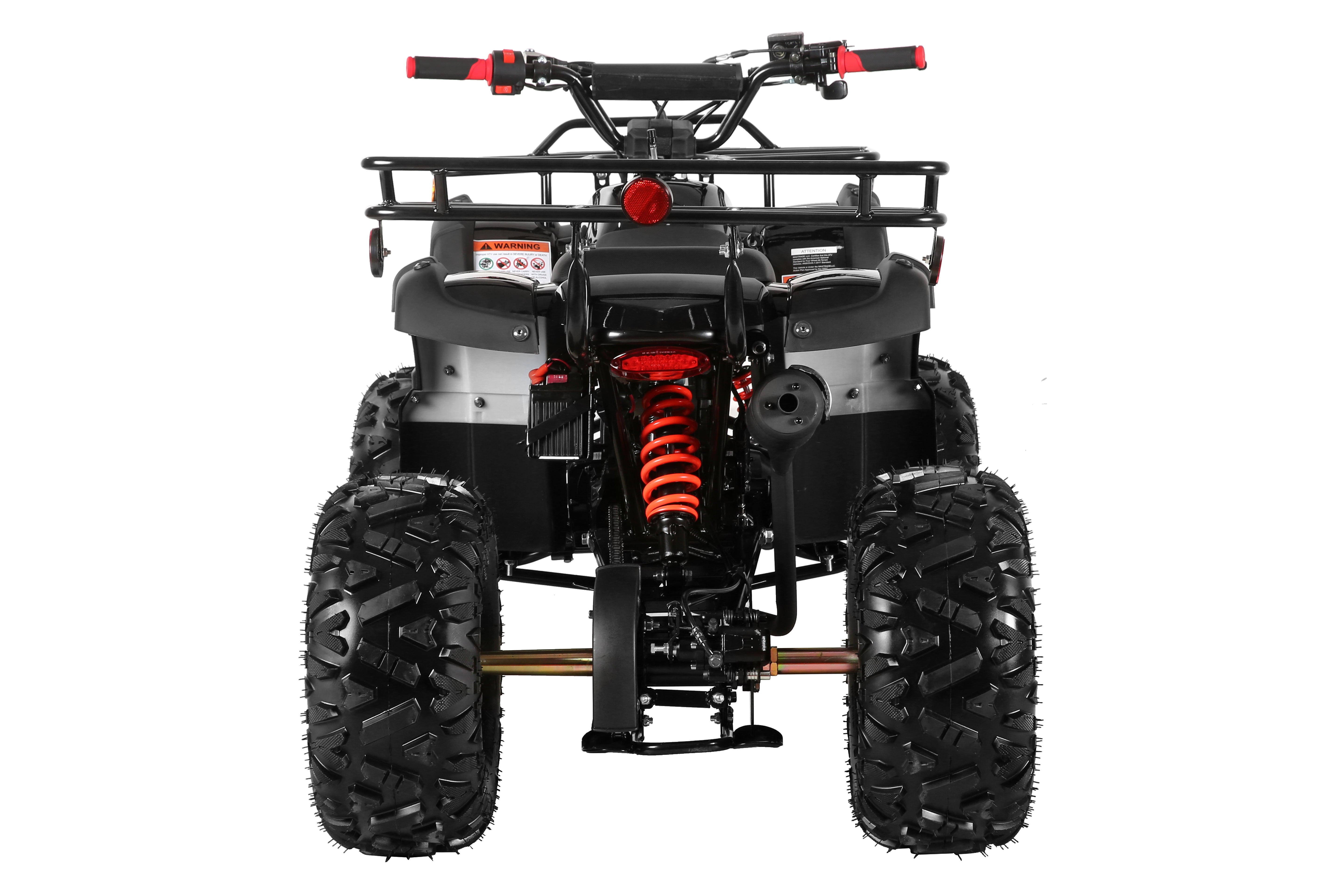 Coolster Gas ATV, 125CC 4-Stroke Mini Gas 4 Wheeler with Front and Rear Disc Brake, with Speed Control and LED Lights, Weight Support Up to 165 LBS, Max Speed 15mp