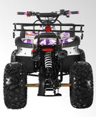 Coolster Gas ATV, 125CC 4-Stroke Mini Gas 4 Wheeler with Front and Rear Disc Brake, with Speed Control and LED Lights, Weight Support Up to 165 LBS, Max Speed 15mp