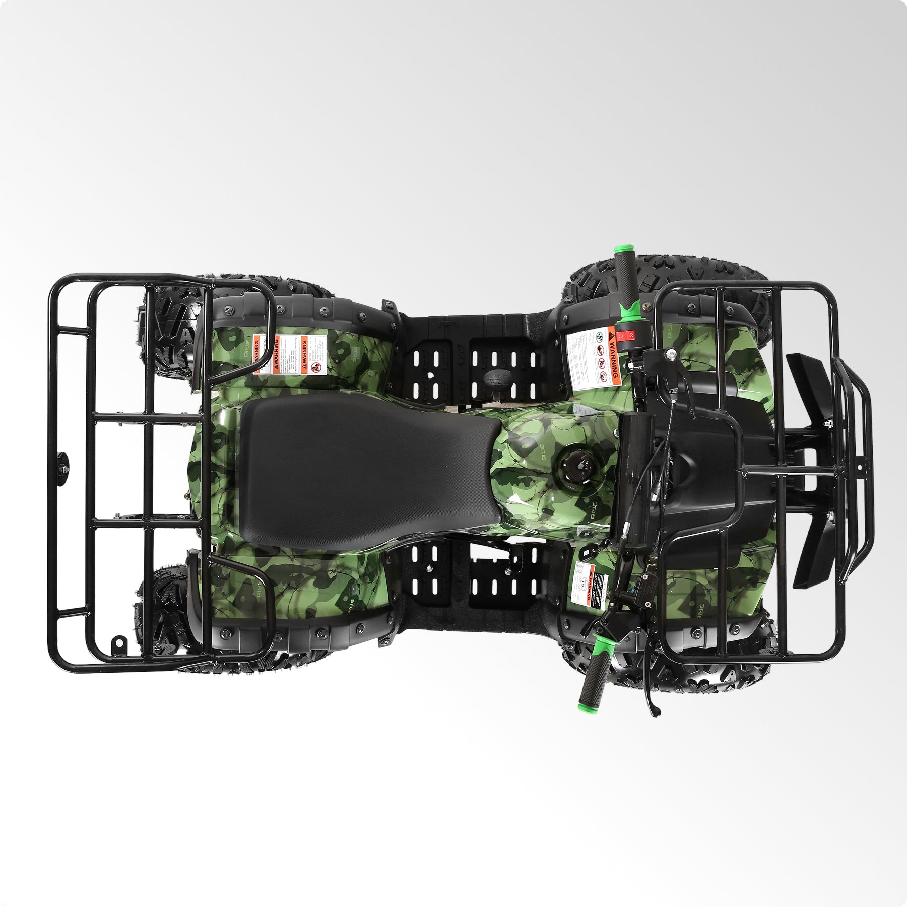 Coolster Gas ATV, 125CC 4-Stroke Mini Gas 4 Wheeler with Front and Rear Disc Brake, with Speed Control and LED Lights, Weight Support Up to 165 LBS, Max Speed 15mp