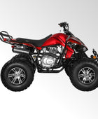 Coolster Gas ATV, 200CC 4-Stroke Mini Gas 4 Wheeler with Front and Rear Disc Brake, with Speed Control and LED Lights, Weight Support Up to 220 LBS, Max Speed 15mph