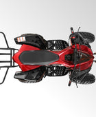 Coolster Gas ATV, 200CC 4-Stroke Mini Gas 4 Wheeler with Front and Rear Disc Brake, with Speed Control and LED Lights, Weight Support Up to 220 LBS, Max Speed 15mph