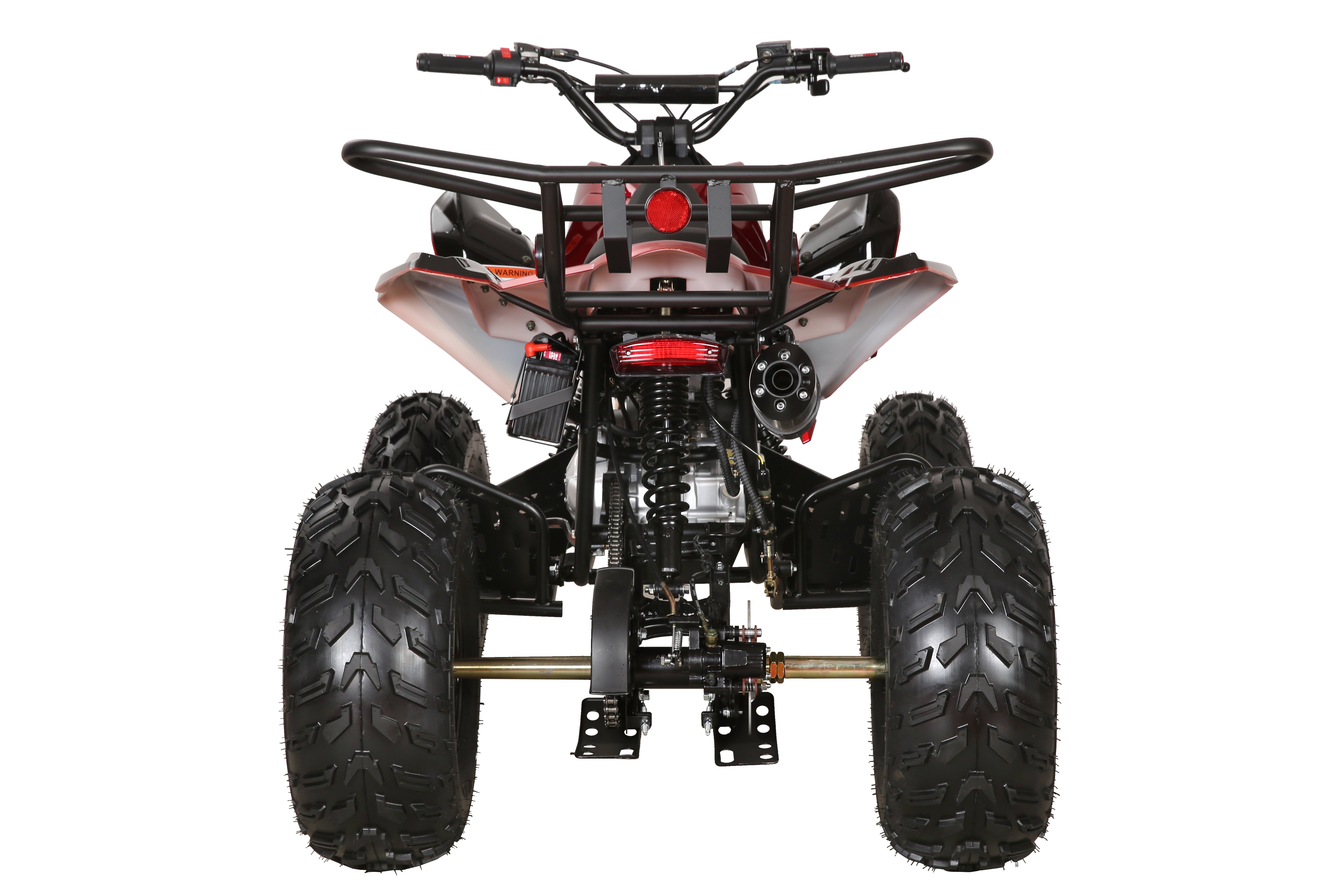 Coolster Gas ATV, 200CC 4-Stroke Mini Gas 4 Wheeler with Front and Rear Disc Brake, with Speed Control and LED Lights, Weight Support Up to 220 LBS, Max Speed 15mph