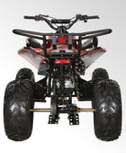 Coolster Gas ATV, 200CC 4-Stroke Mini Gas 4 Wheeler with Front and Rear Disc Brake, with Speed Control and LED Lights, Weight Support Up to 220 LBS, Max Speed 15mph