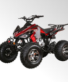 Coolster Gas ATV, 200CC 4-Stroke Mini Gas 4 Wheeler with Front and Rear Disc Brake, with Speed Control and LED Lights, Weight Support Up to 220 LBS, Max Speed 15mph