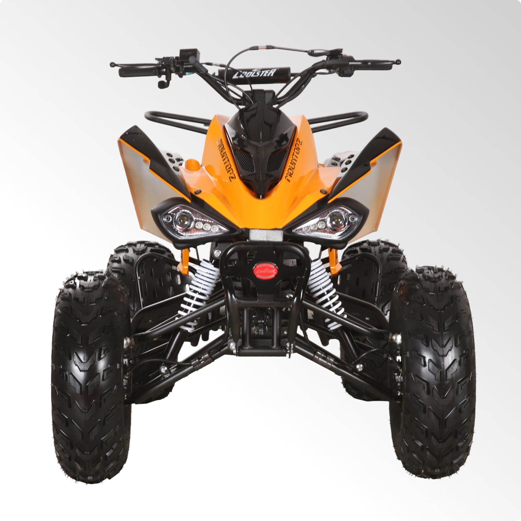 Coolster Gas ATV, 200CC 4-Stroke Mini Gas 4 Wheeler with Front and Rear Disc Brake, with Speed Control and LED Lights, Weight Support Up to 220 LBS, Max Speed 15mph