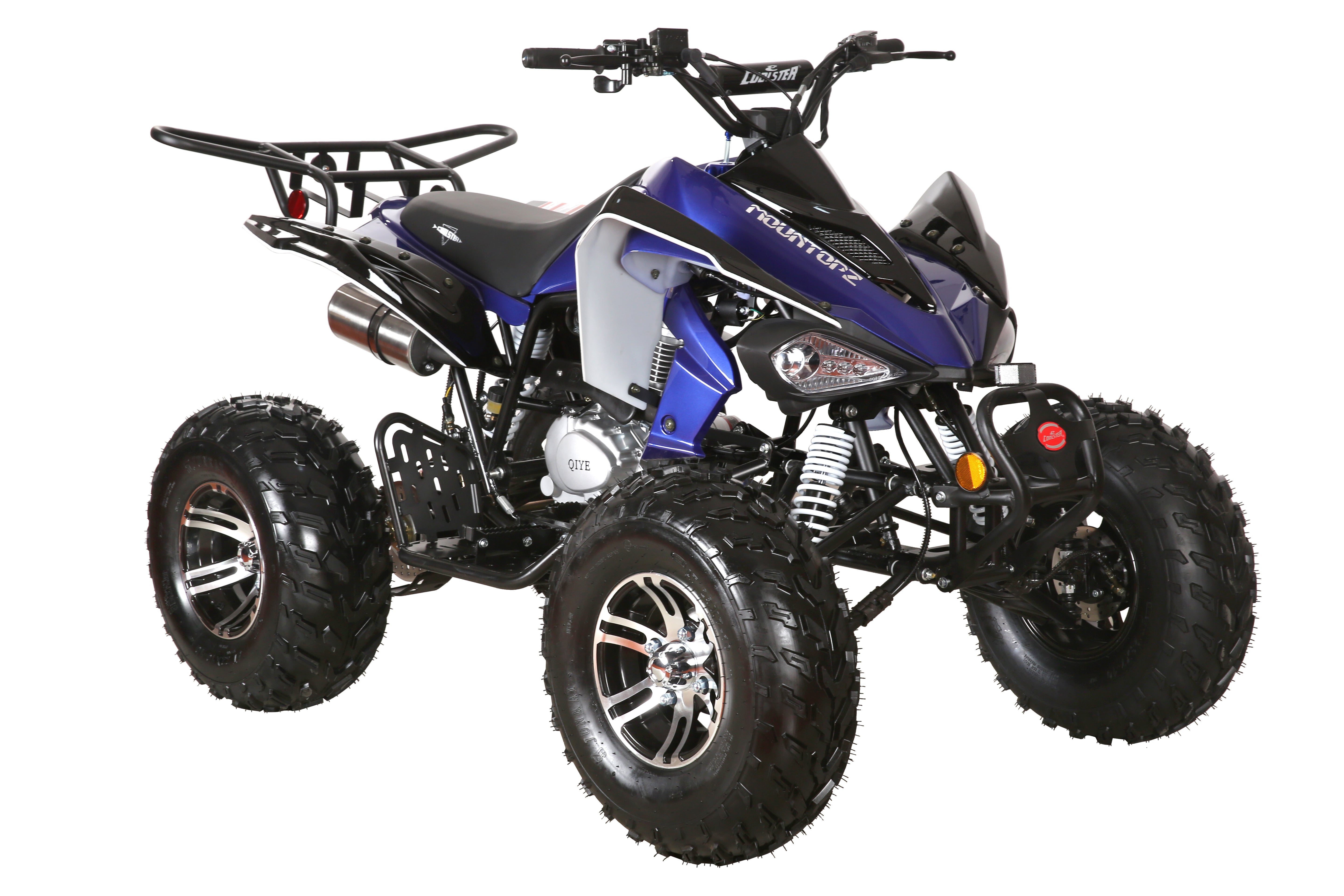 Coolster Gas ATV, 200CC 4-Stroke Mini Gas 4 Wheeler with Front and Rear Disc Brake, with Speed Control and LED Lights, Weight Support Up to 220 LBS, Max Speed 15mph