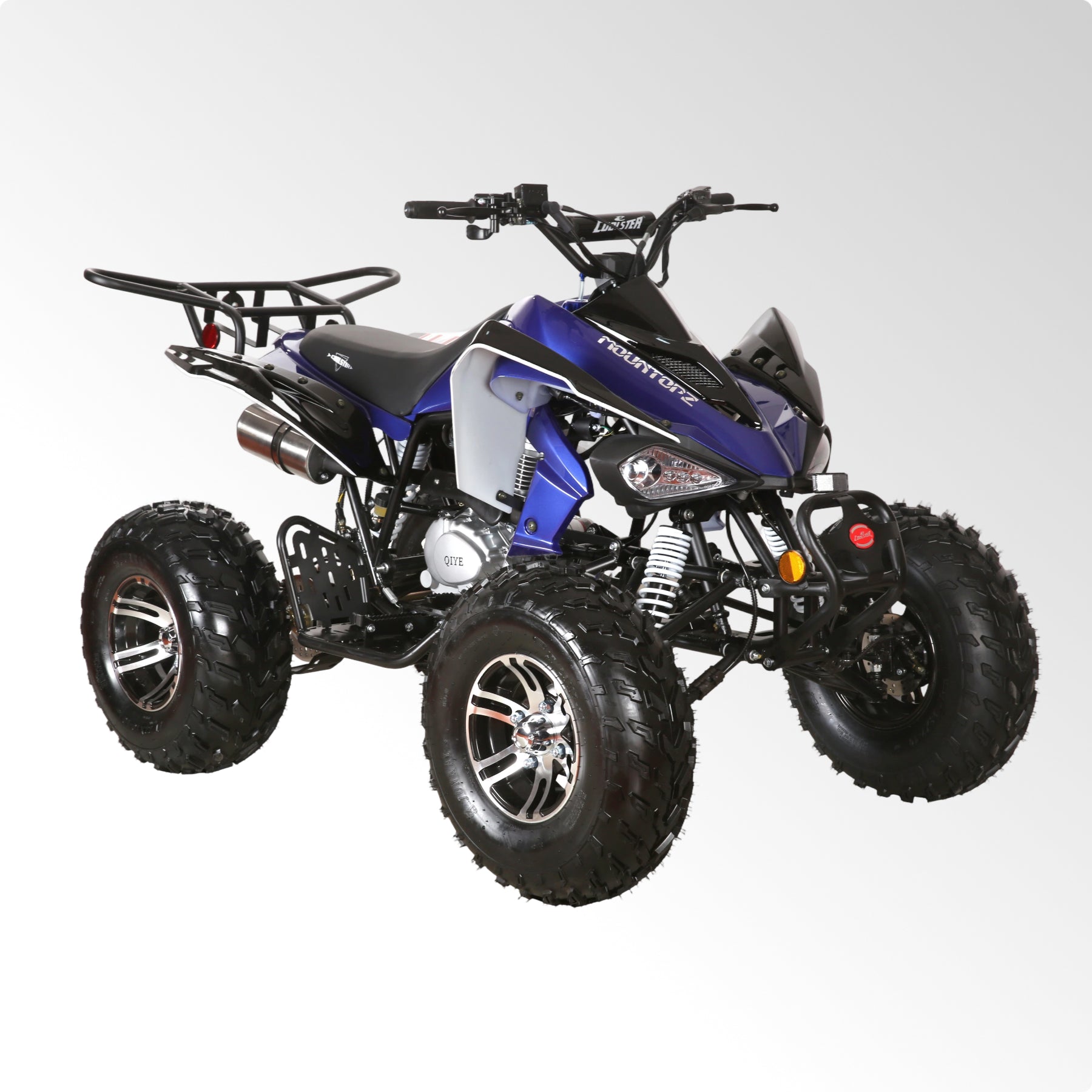 Coolster Gas ATV, 200CC 4-Stroke Mini Gas 4 Wheeler with Front and Rear Disc Brake, with Speed Control and LED Lights, Weight Support Up to 220 LBS, Max Speed 15mph
