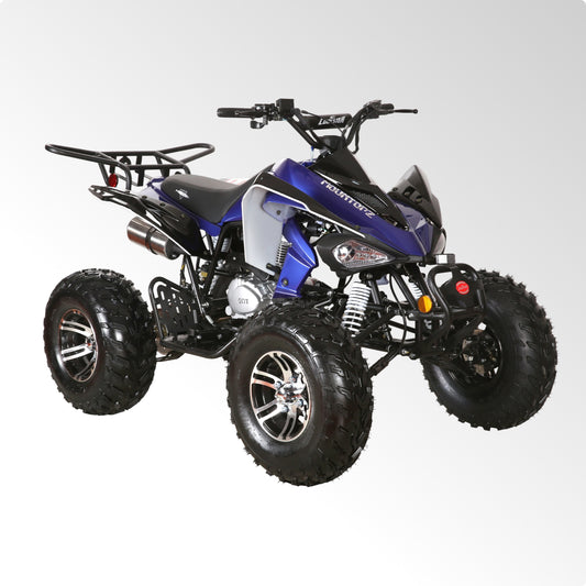 Coolster Gas ATV, 200CC 4-Stroke Mini Gas 4 Wheeler with Front and Rear Disc Brake, with Speed Control and LED Lights, Weight Support Up to 220 LBS, Max Speed 15mph