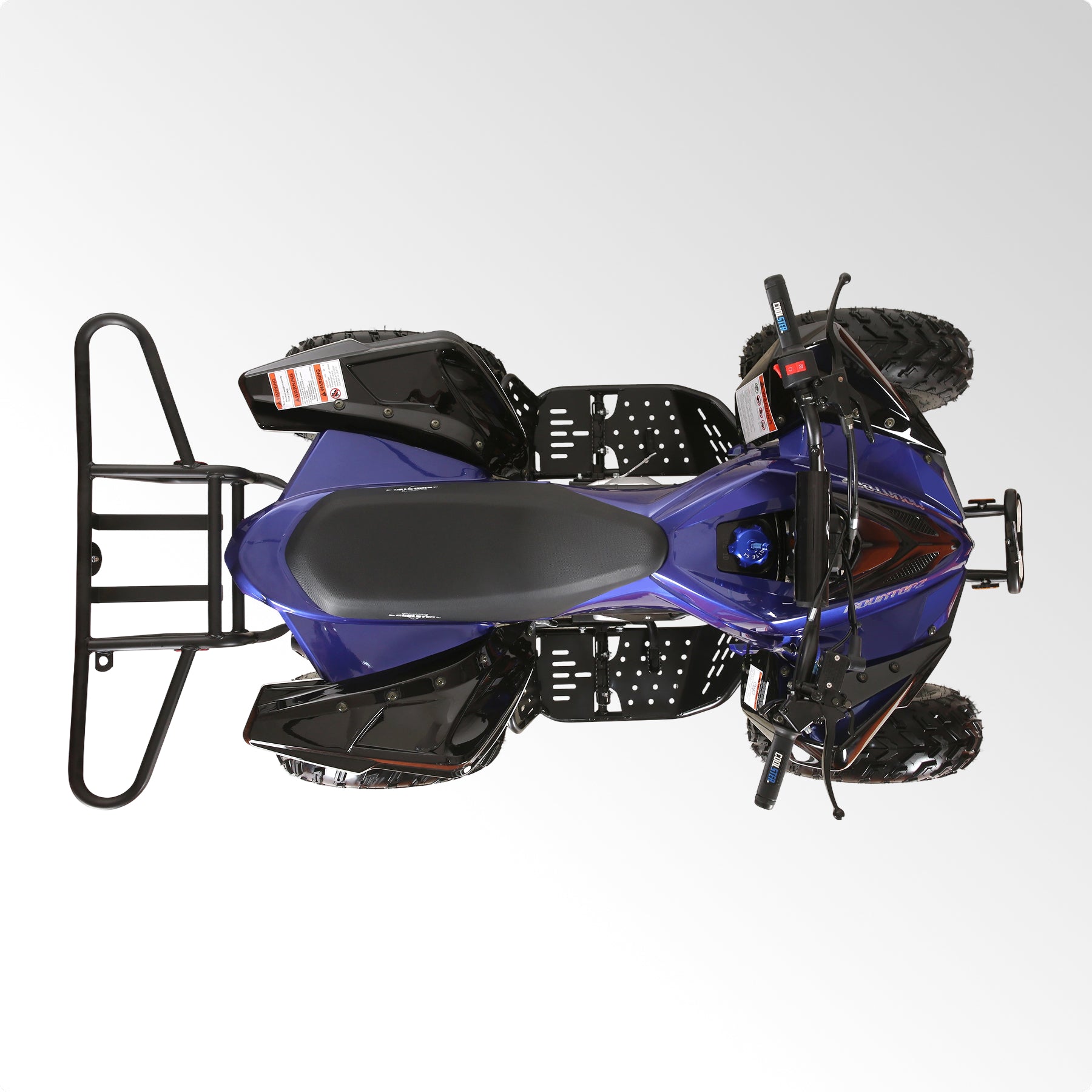 Coolster Gas ATV, 200CC 4-Stroke Mini Gas 4 Wheeler with Front and Rear Disc Brake, with Speed Control and LED Lights, Weight Support Up to 220 LBS, Max Speed 15mph