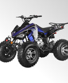 Coolster Gas ATV, 200CC 4-Stroke Mini Gas 4 Wheeler with Front and Rear Disc Brake, with Speed Control and LED Lights, Weight Support Up to 220 LBS, Max Speed 15mph